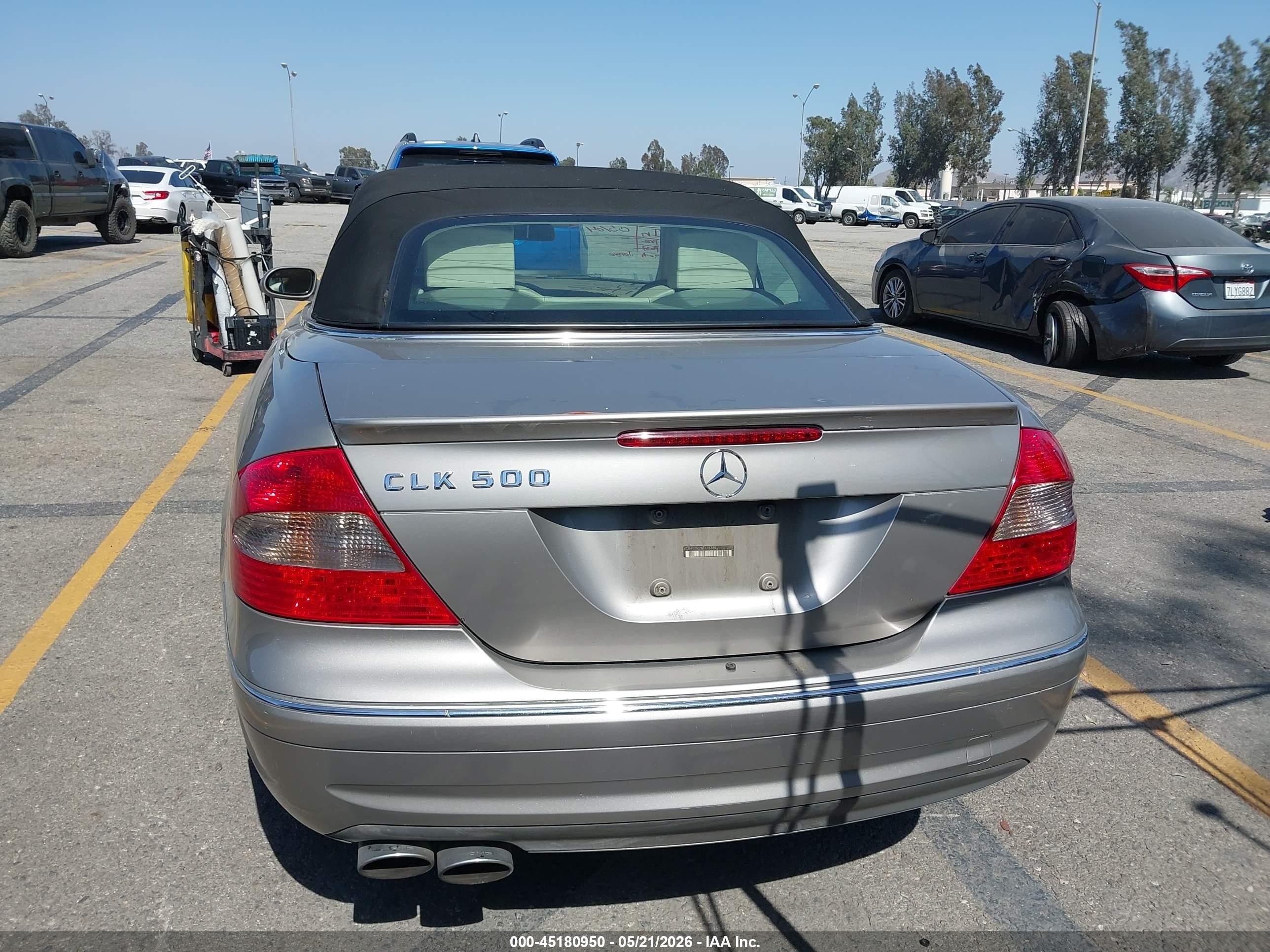 2006 Mercedes-benz Clk 500   Золотой vin: WDBTK75J26F175355