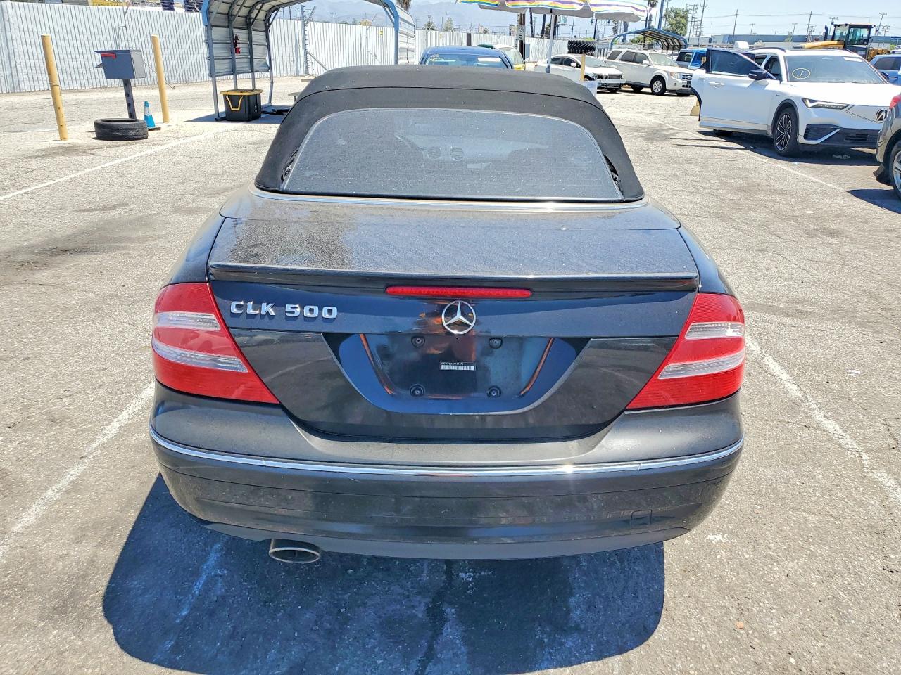 2005 Mercedes-benz Clk 500 Black vin: WDBTK75J55F138170