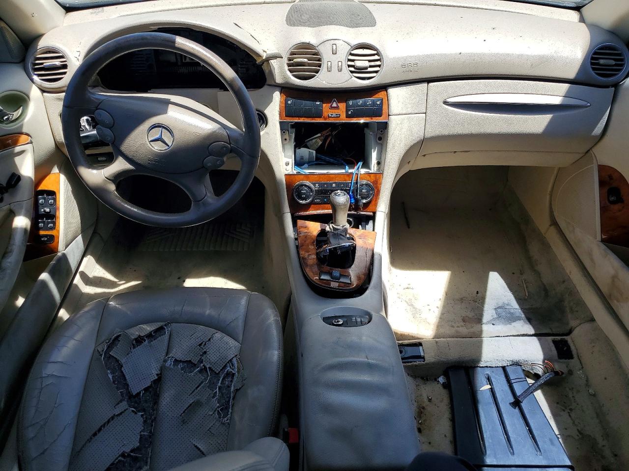 2005 Mercedes-benz Clk 500 Black vin: WDBTK75J55F138170