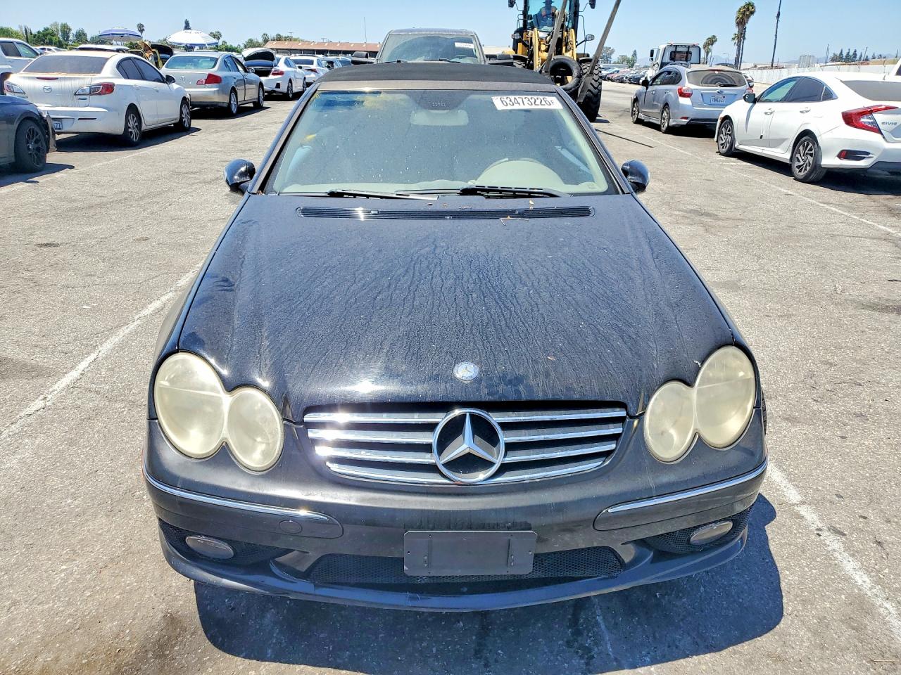 2005 Mercedes-benz Clk 500 Black vin: WDBTK75J55F138170