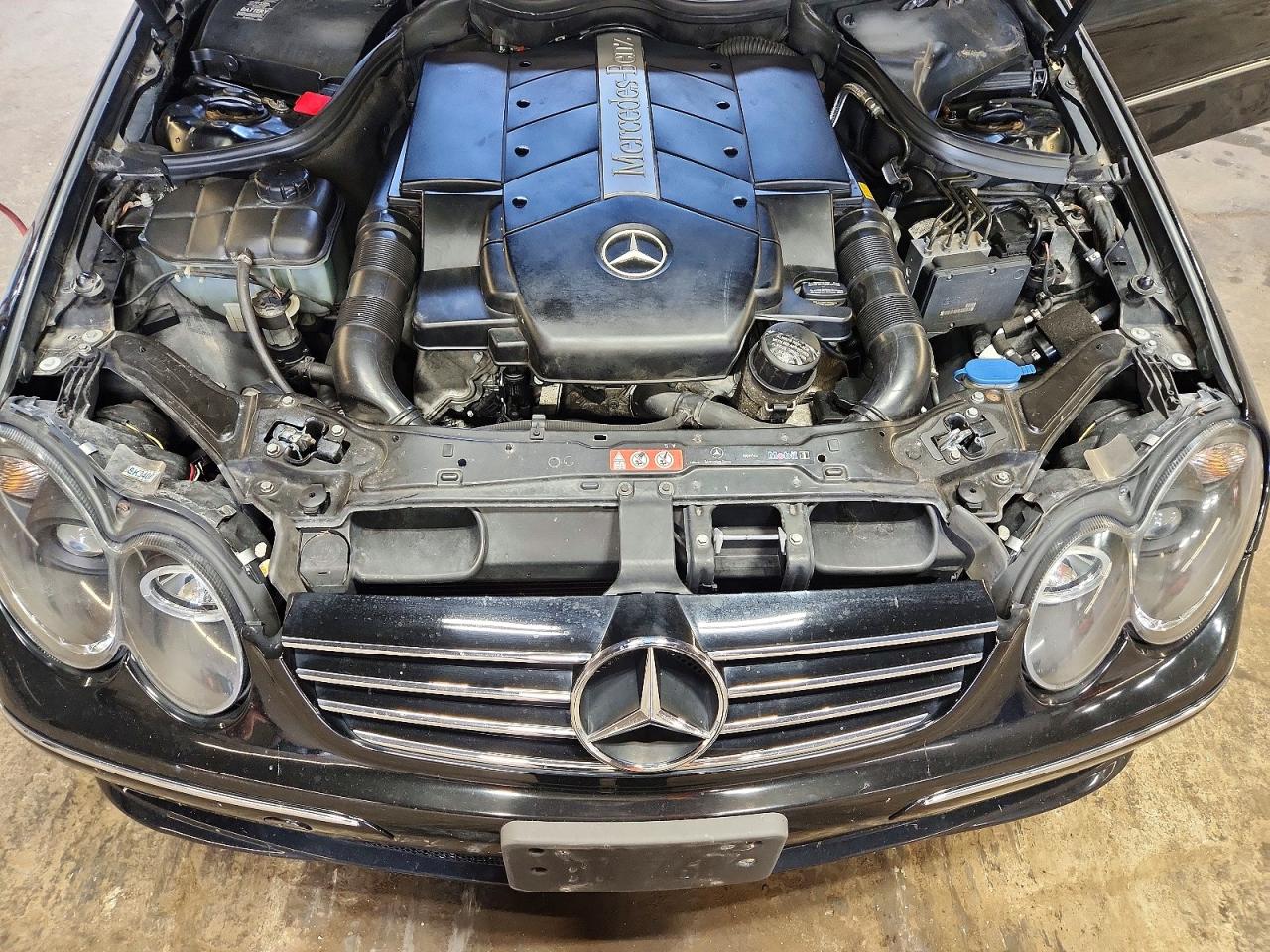 2005 Mercedes-benz Clk 500 Black vin: WDBTK75J75F146724