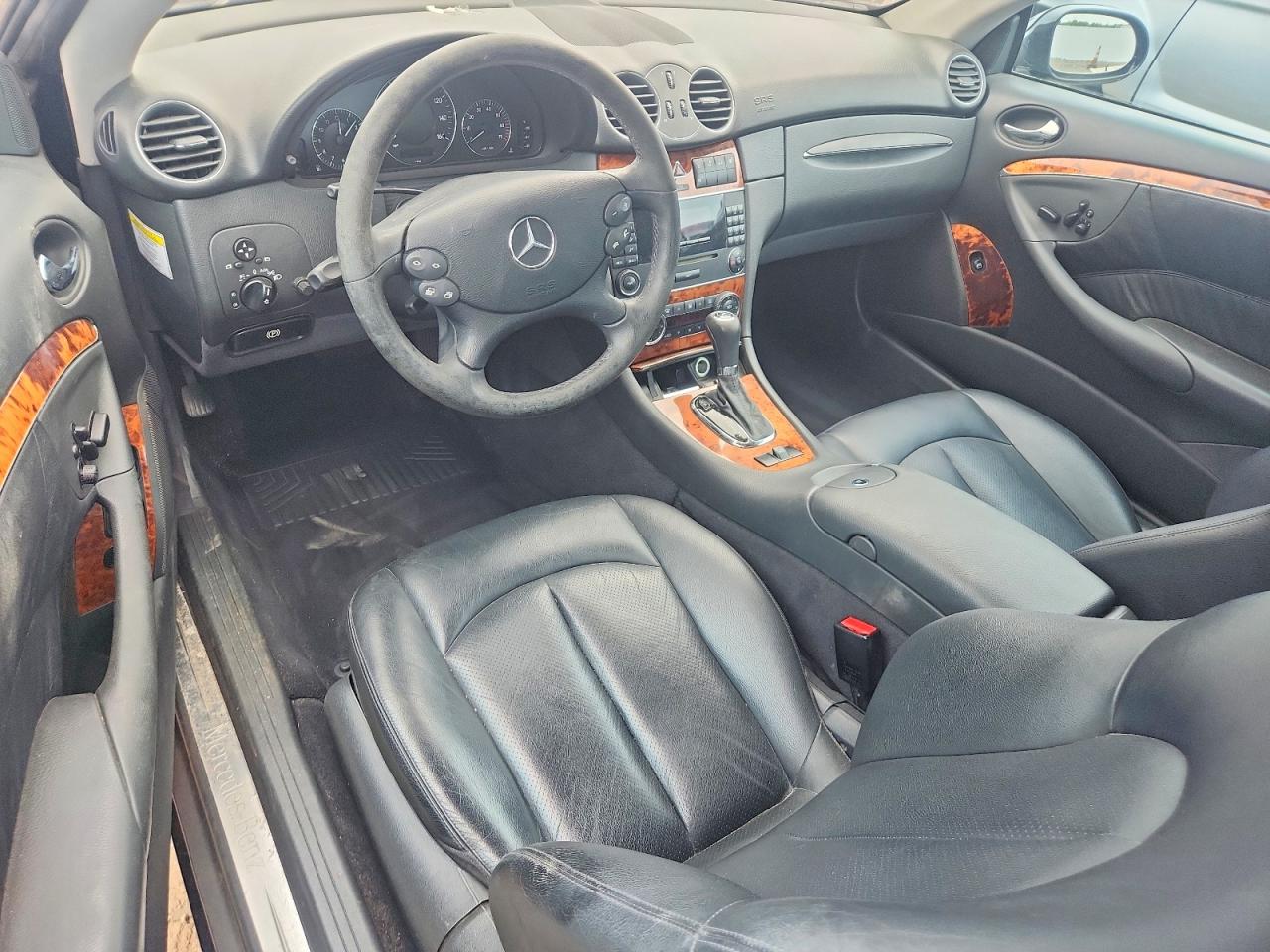2005 Mercedes-benz Clk 500 Black vin: WDBTK75J95F123493