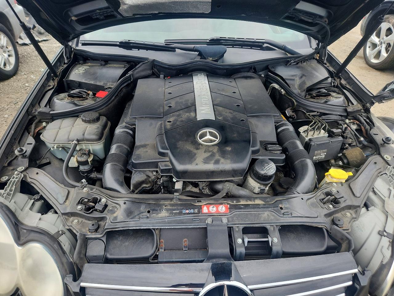 2005 Mercedes-benz Clk 500 Black vin: WDBTK75J95F123493