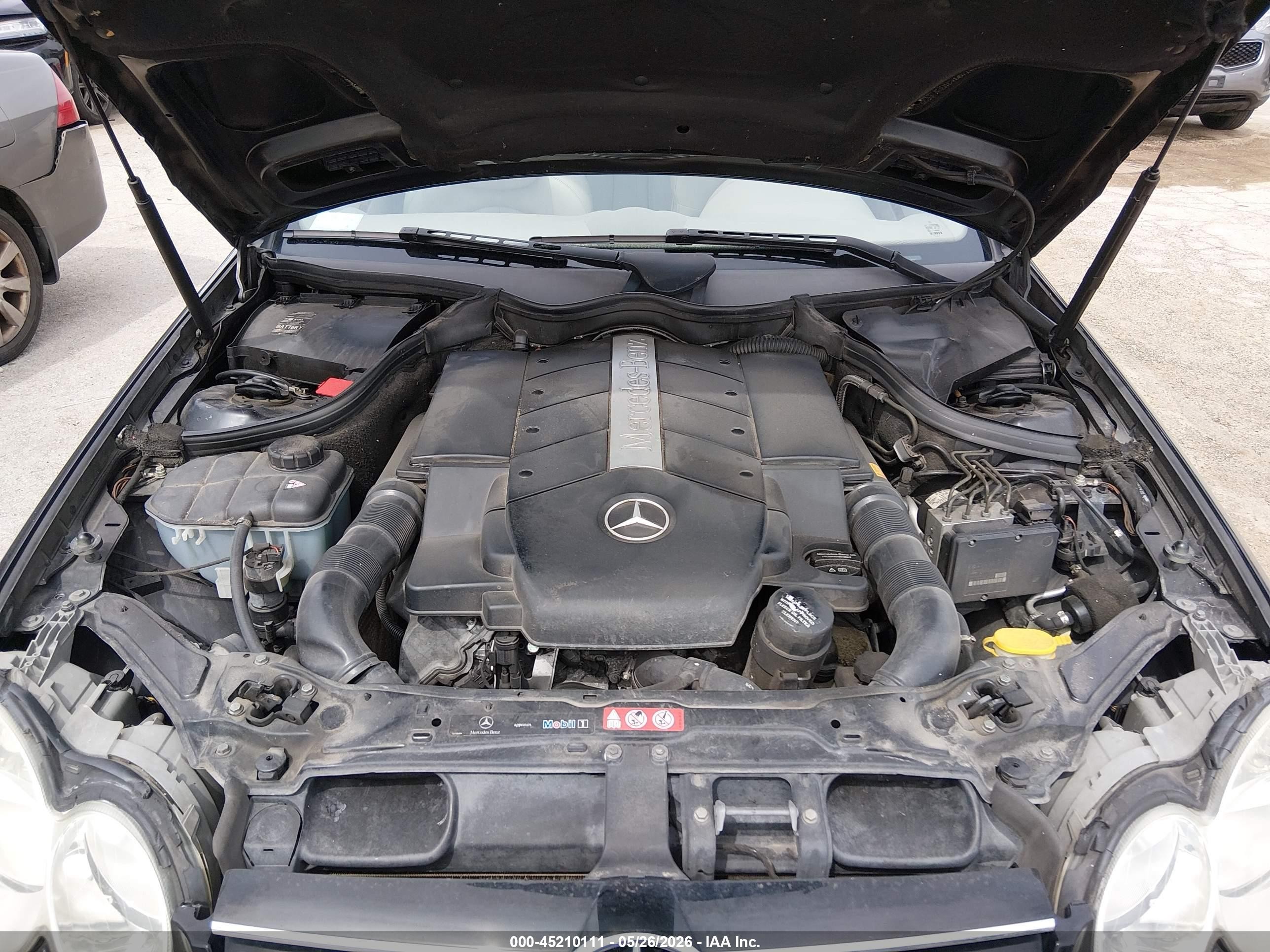 2005 Mercedes-benz Clk 500   Черный vin: WDBTK75JX5F128329