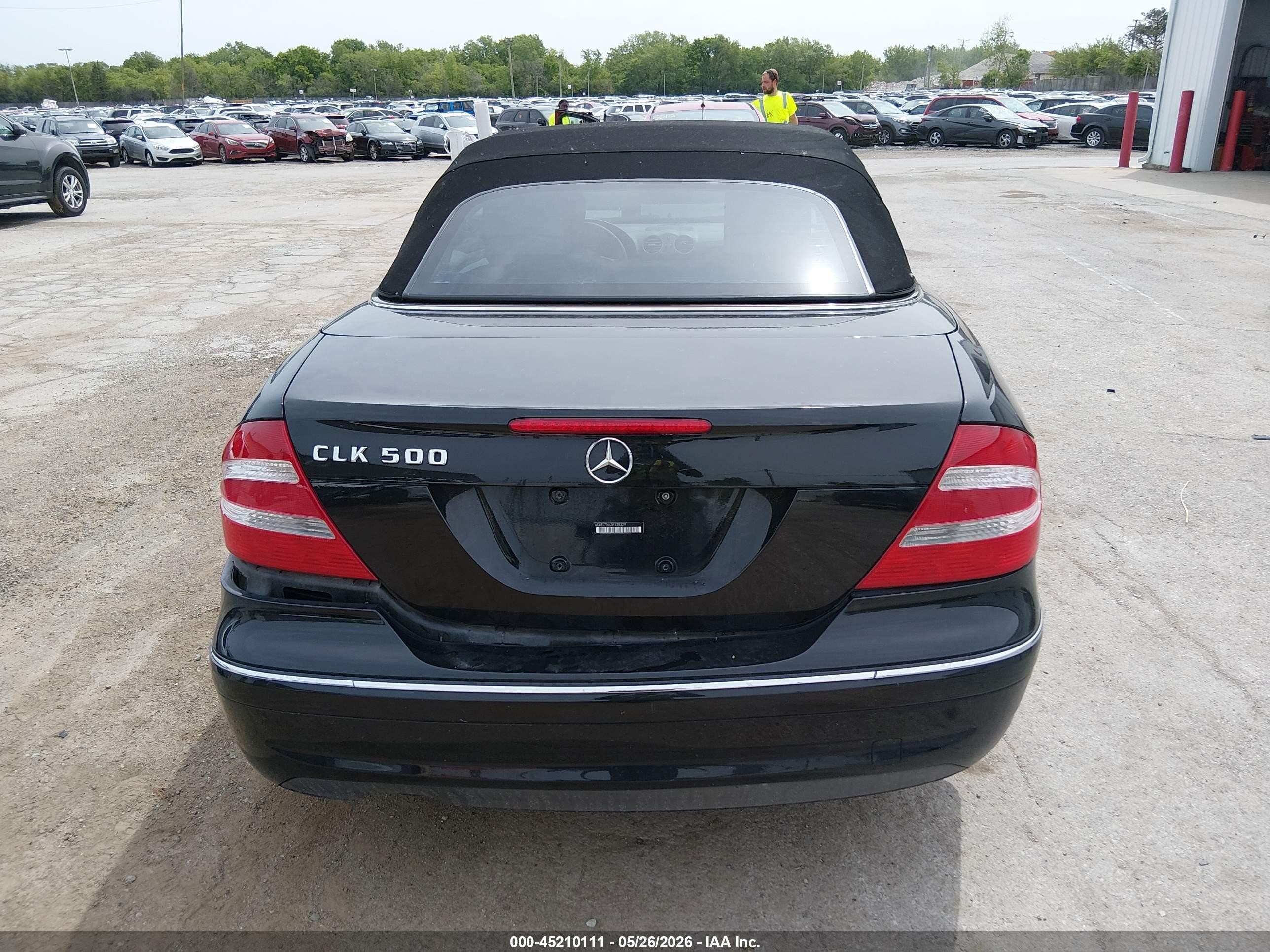 2005 Mercedes-benz Clk 500   Черный vin: WDBTK75JX5F128329