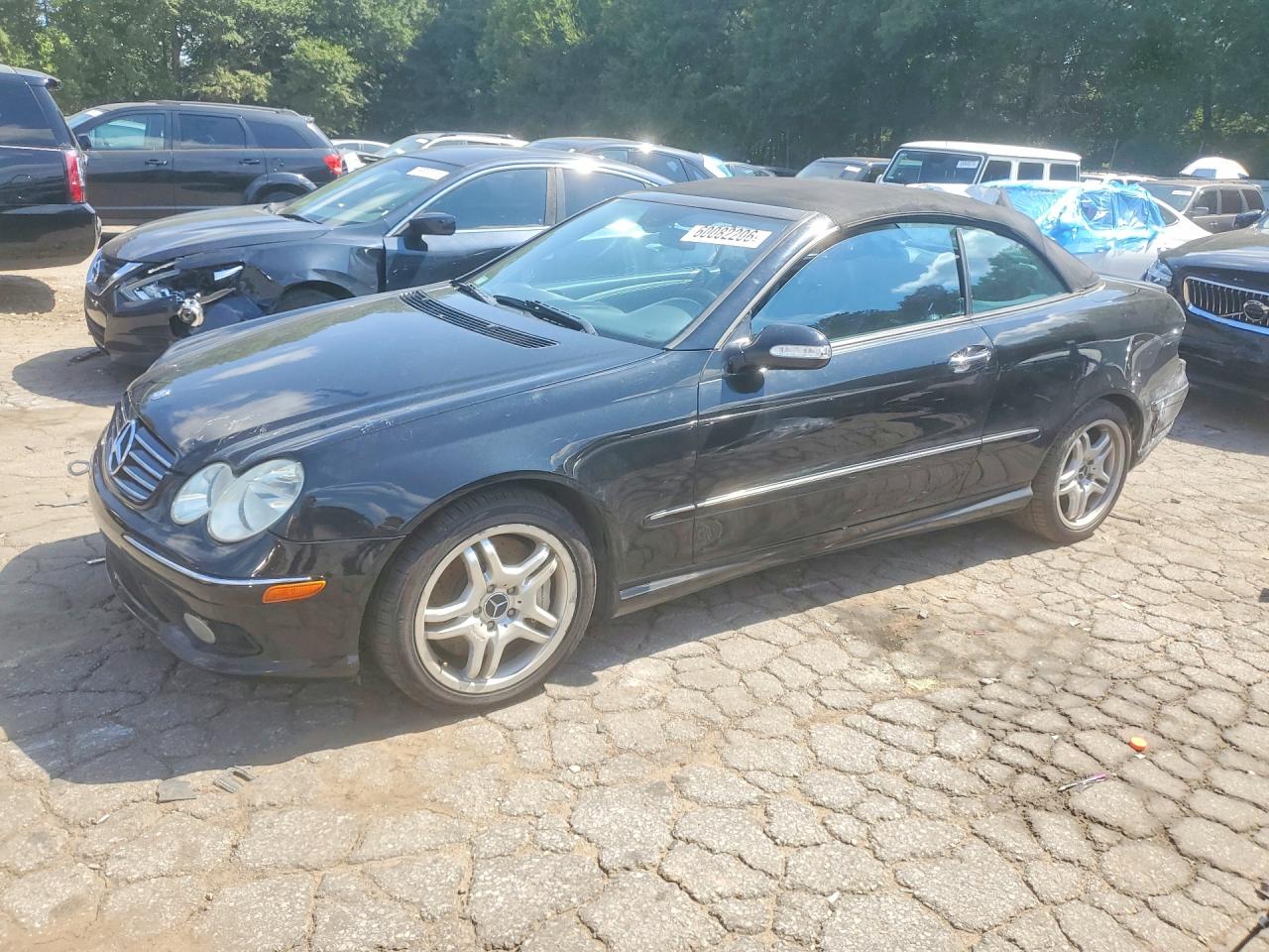 2004 Mercedes-benz Clk 55 Amg Black vin: WDBTK76G14T010804
