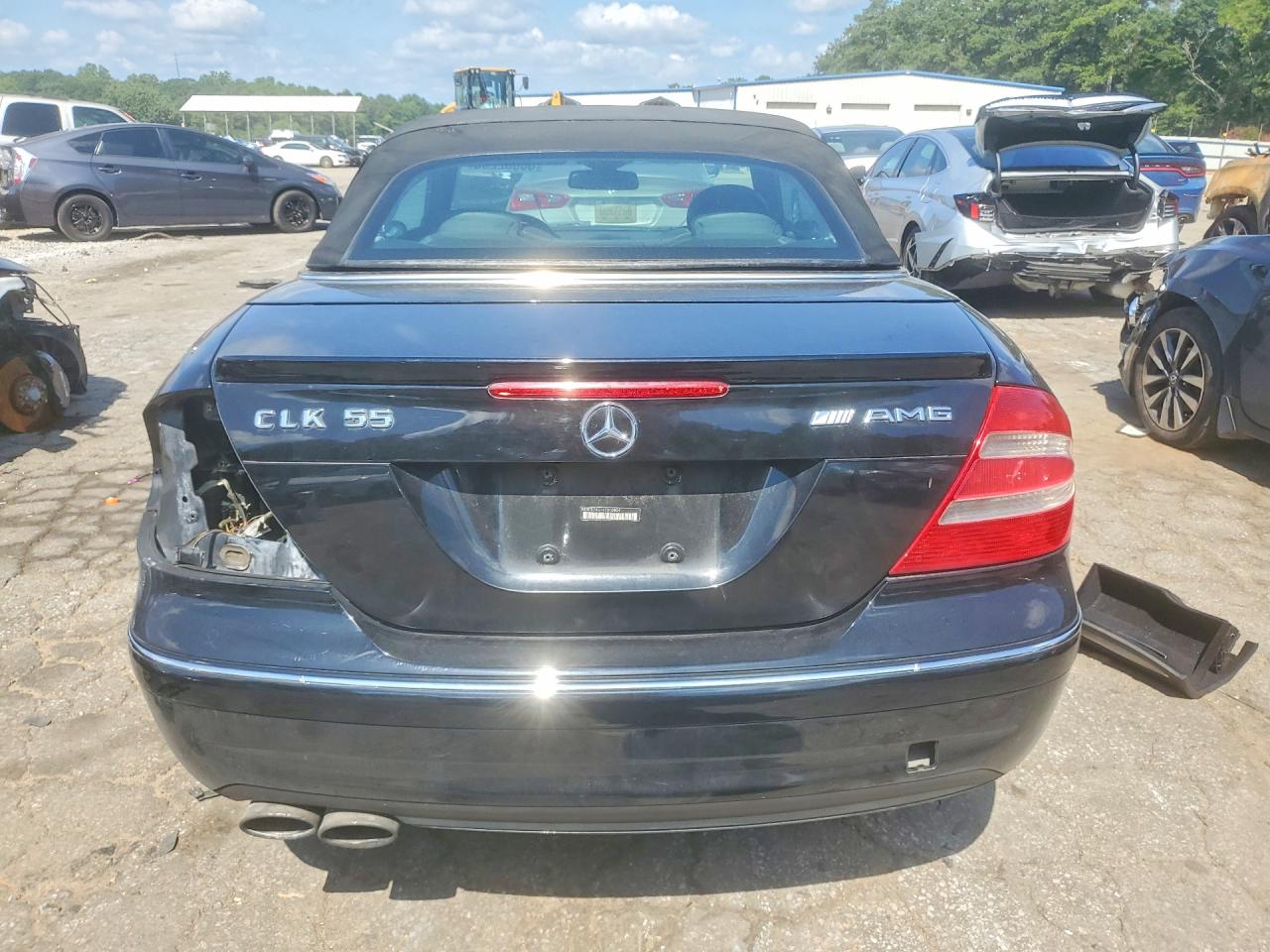2004 Mercedes-benz Clk 55 Amg Black vin: WDBTK76G14T010804