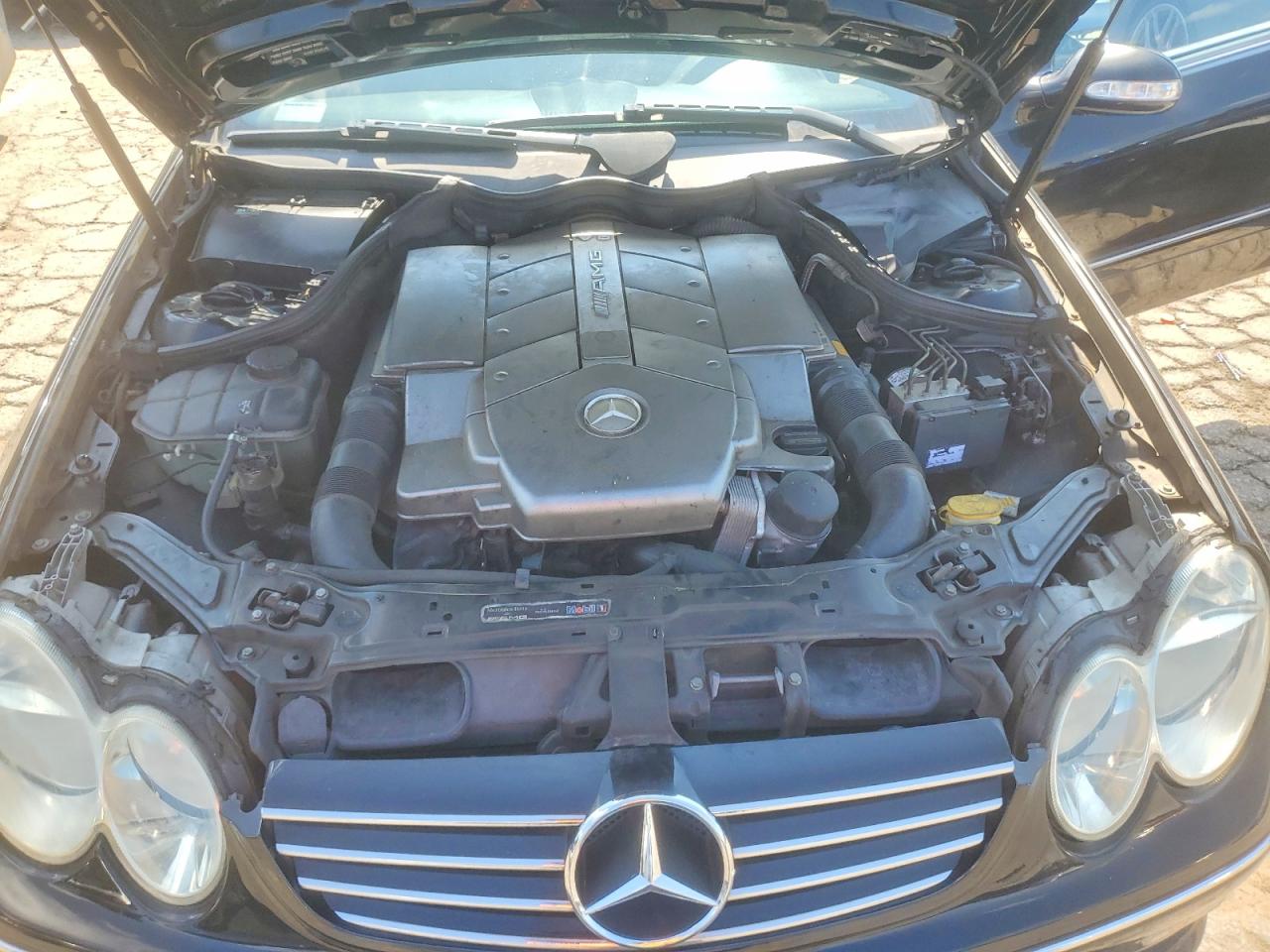2004 Mercedes-benz Clk 55 Amg Black vin: WDBTK76G14T010804