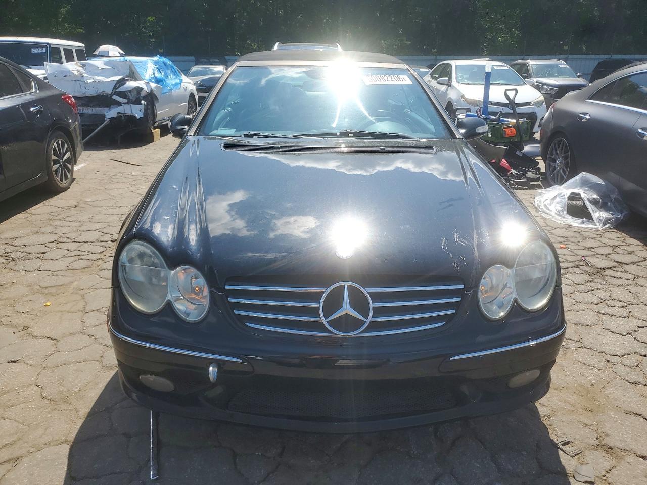 2004 Mercedes-benz Clk 55 Amg Black vin: WDBTK76G14T010804