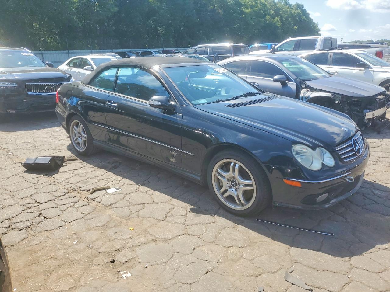 2004 Mercedes-benz Clk 55 Amg Black vin: WDBTK76G14T010804
