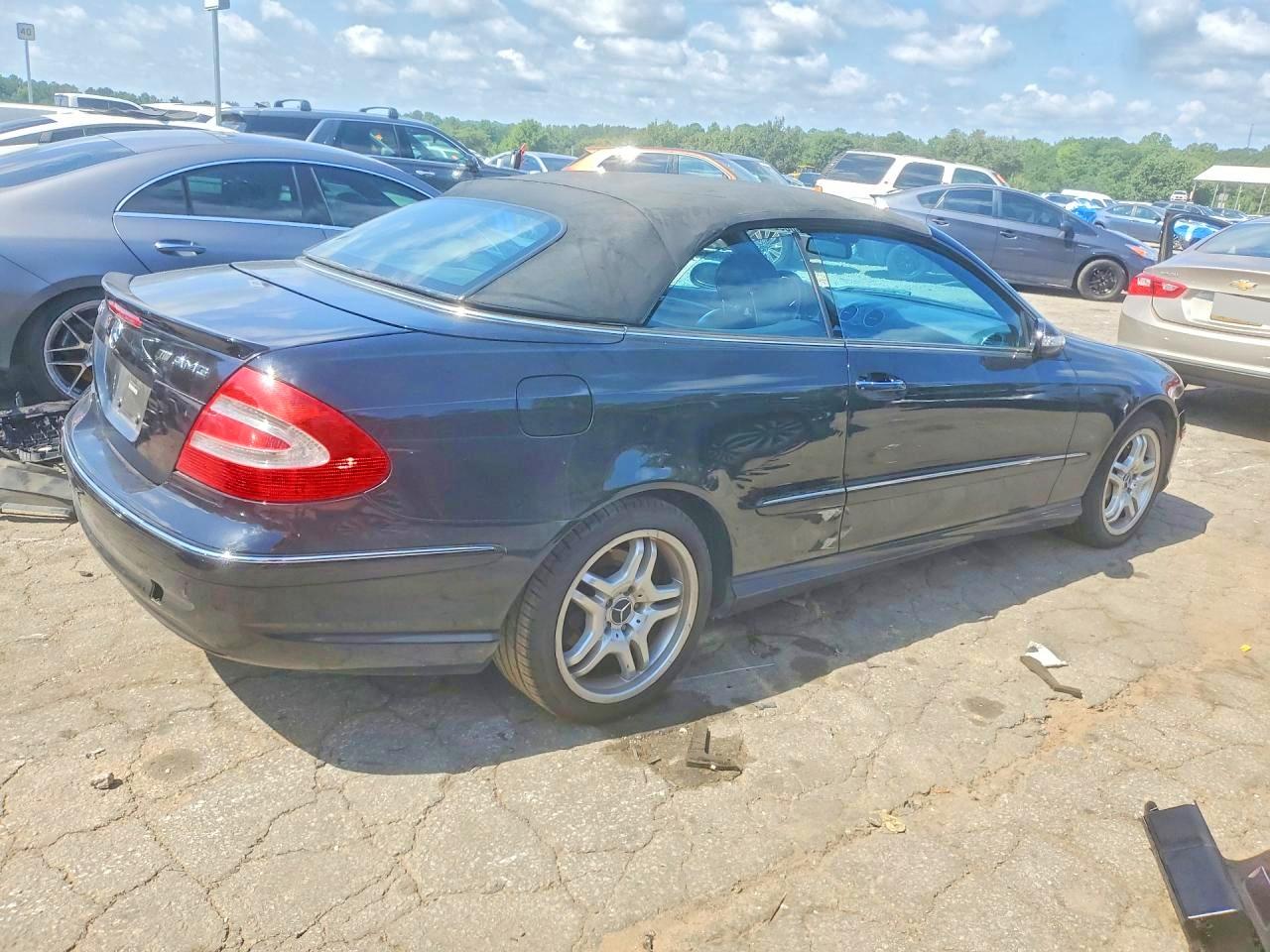 2004 Mercedes-benz Clk 55 Amg Black vin: WDBTK76G14T010804