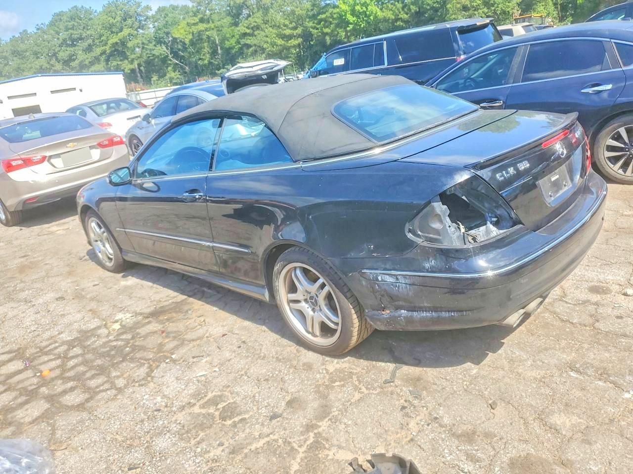2004 Mercedes-benz Clk 55 Amg Black vin: WDBTK76G14T010804