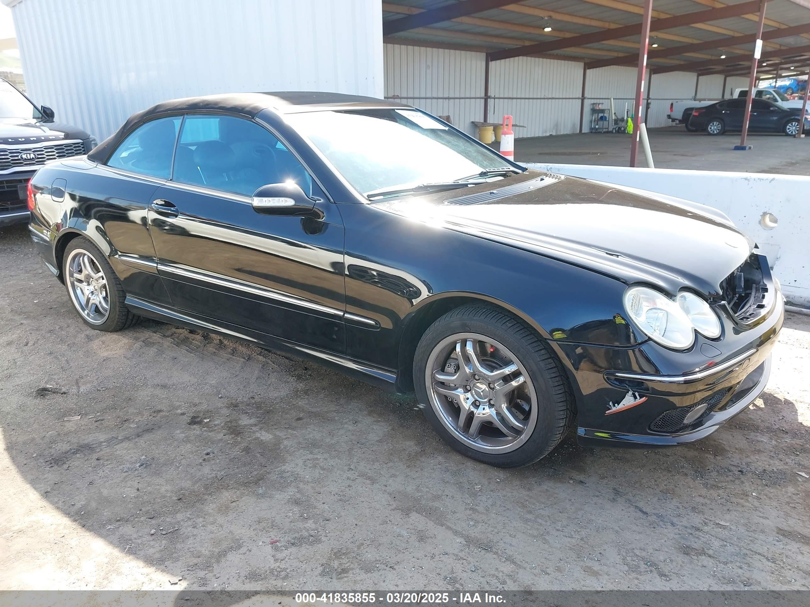 2004 Mercedes-benz Clk 55 Amg   Black vin: WDBTK76G14T022337