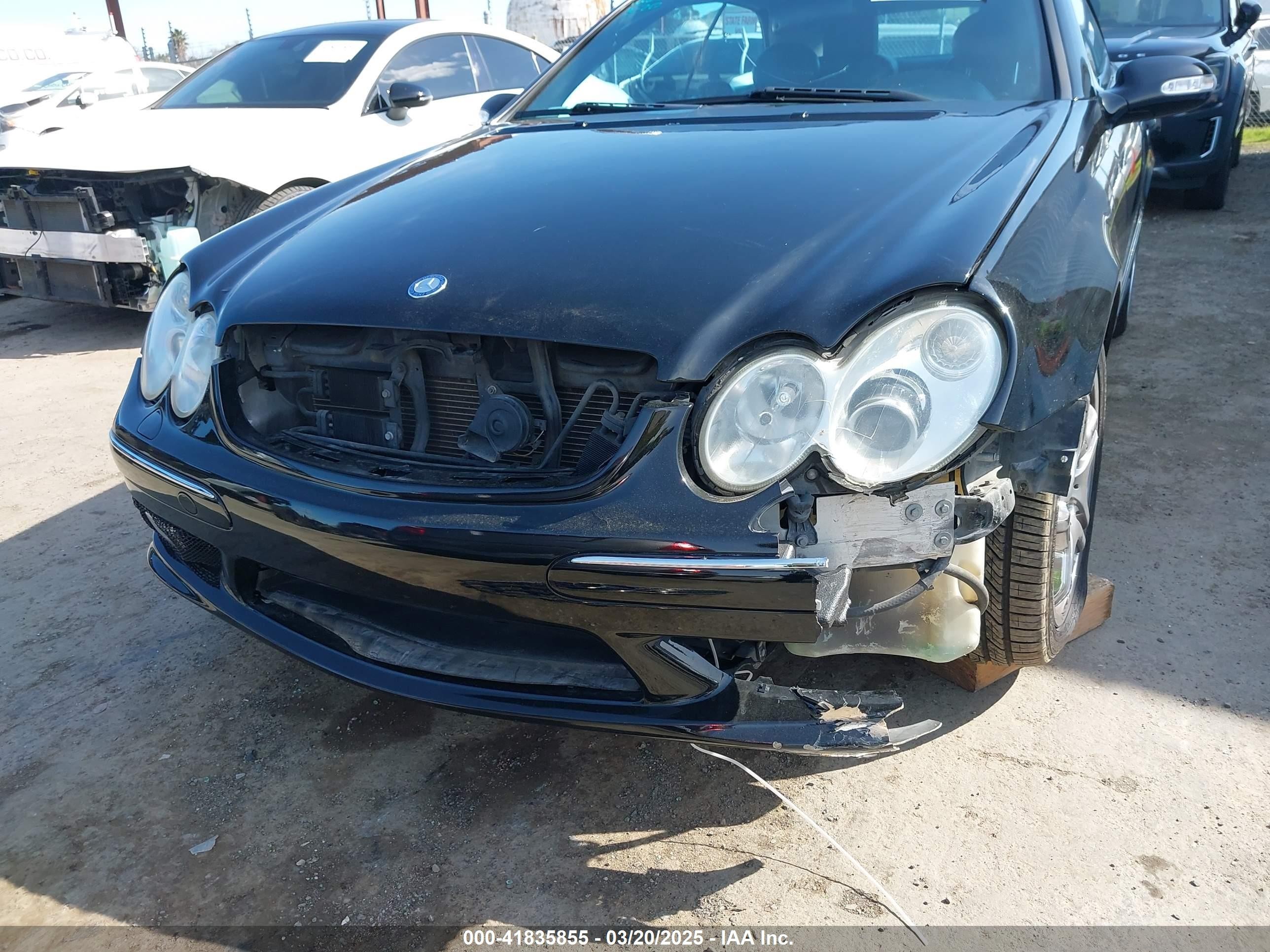 2004 Mercedes-benz Clk 55 Amg   Black vin: WDBTK76G14T022337