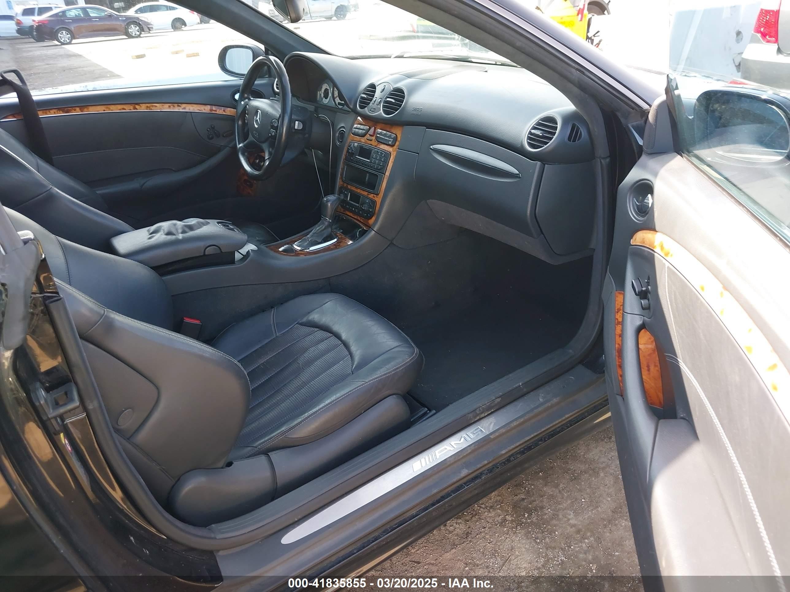 2004 Mercedes-benz Clk 55 Amg   Black vin: WDBTK76G14T022337