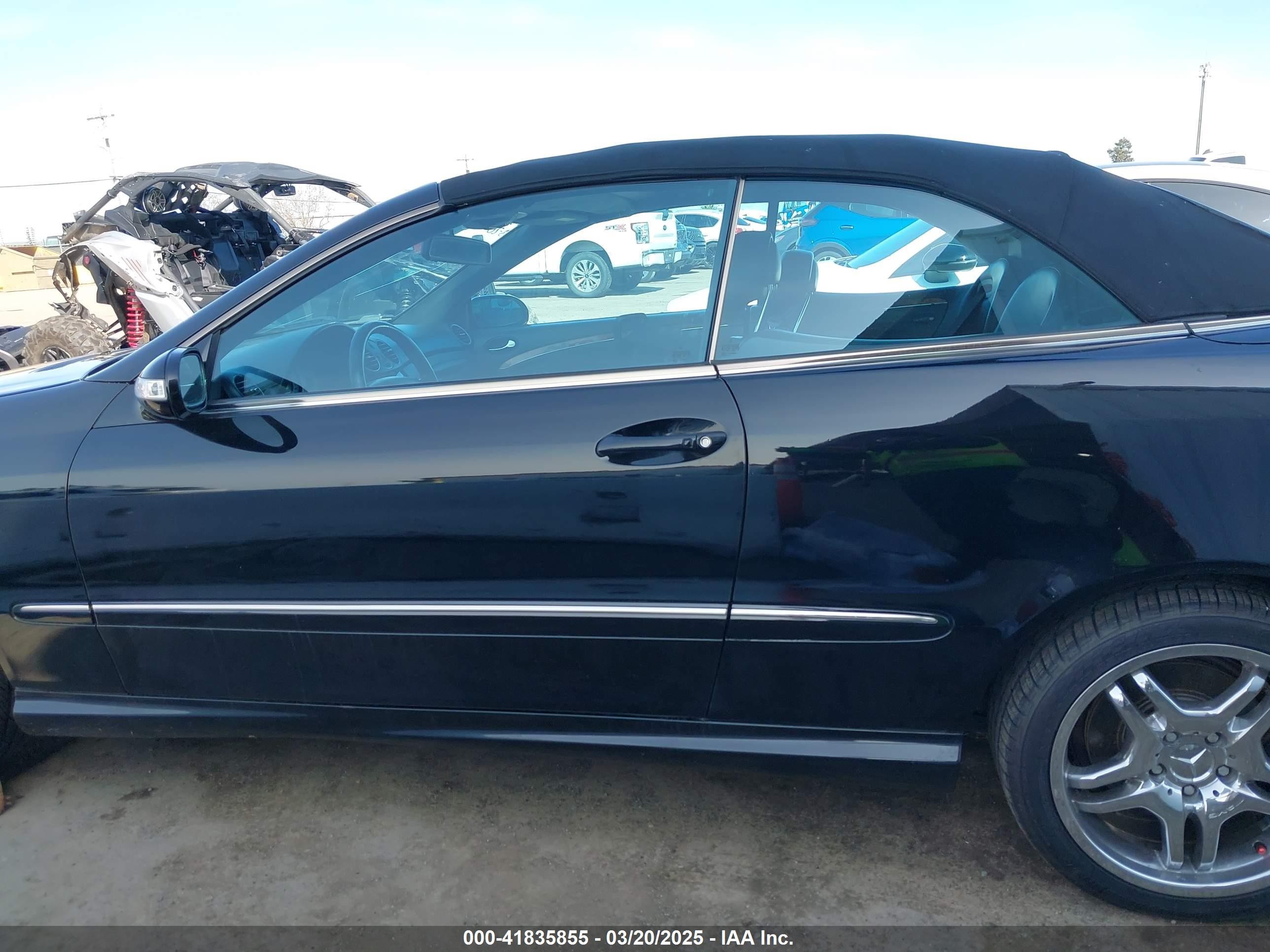 2004 Mercedes-benz Clk 55 Amg   Black vin: WDBTK76G14T022337