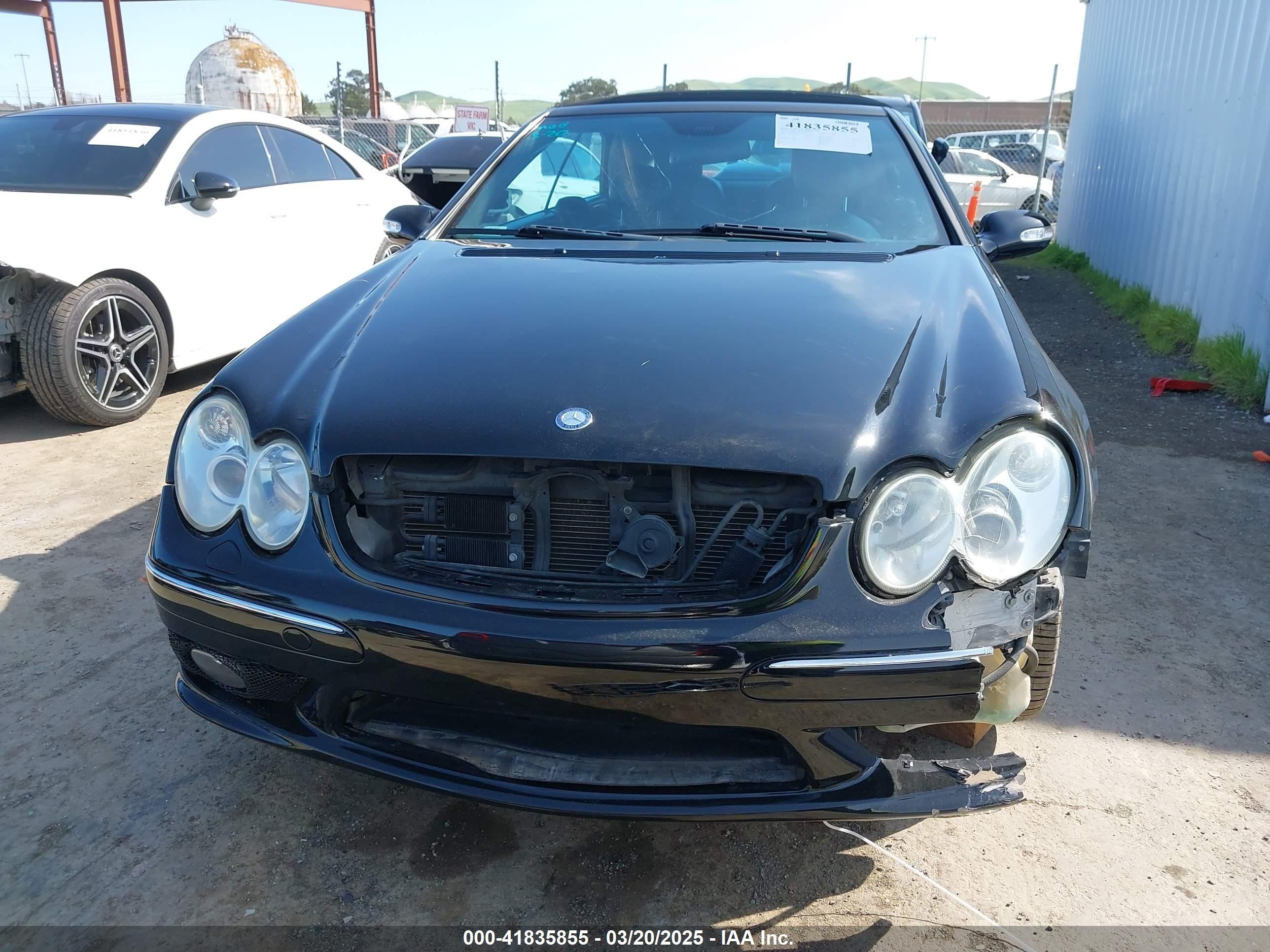 2004 Mercedes-benz Clk 55 Amg   Black vin: WDBTK76G14T022337