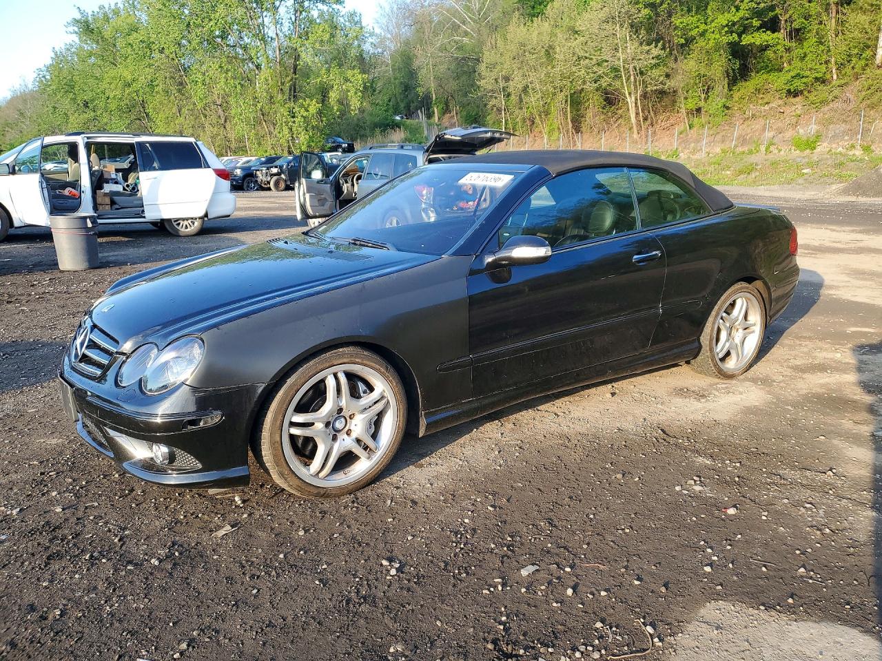 2006 Mercedes-benz Clk 55 Amg Black vin: WDBTK76GX6T059518