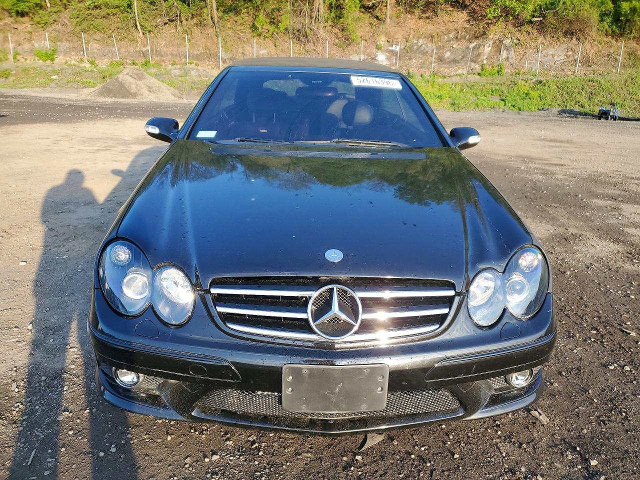 2006 Mercedes-benz Clk 55 Amg Black vin: WDBTK76GX6T059518