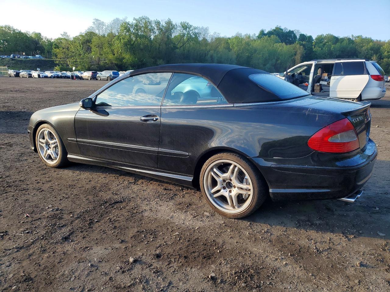 2006 Mercedes-benz Clk 55 Amg Black vin: WDBTK76GX6T059518