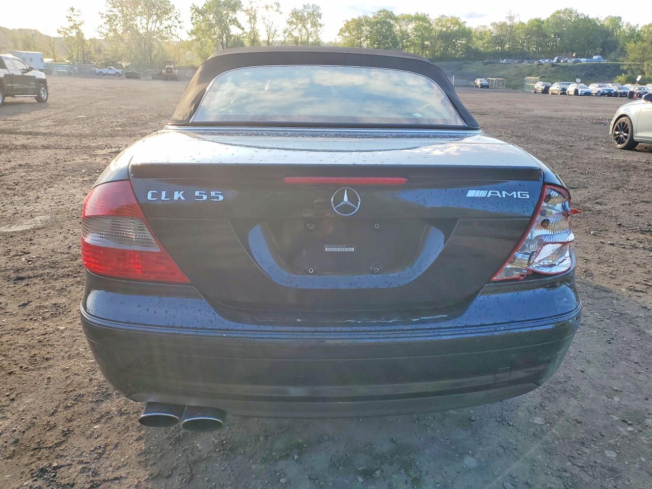2006 Mercedes-benz Clk 55 Amg Black vin: WDBTK76GX6T059518