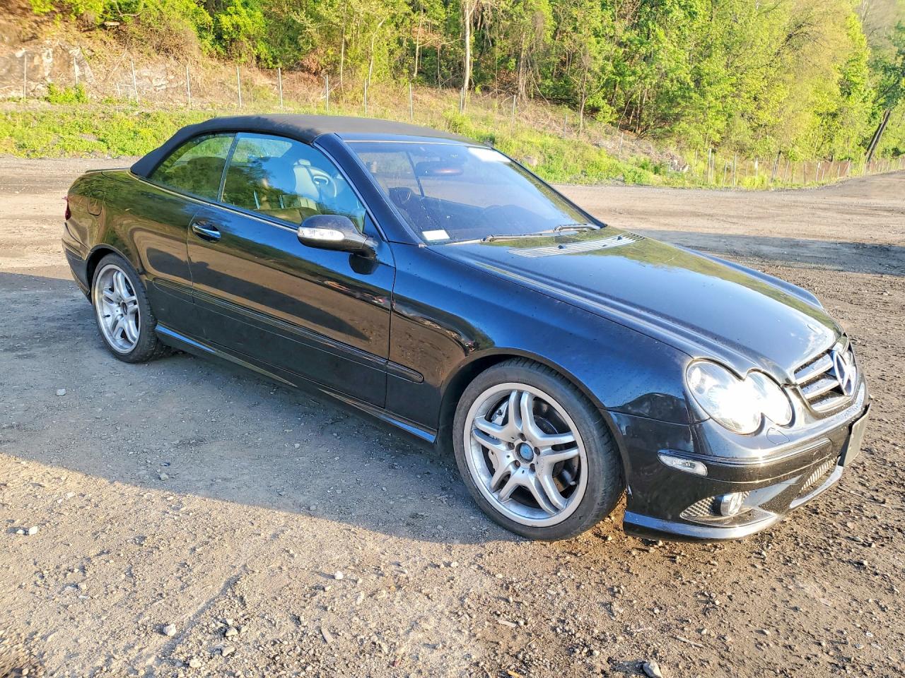 2006 Mercedes-benz Clk 55 Amg Black vin: WDBTK76GX6T059518