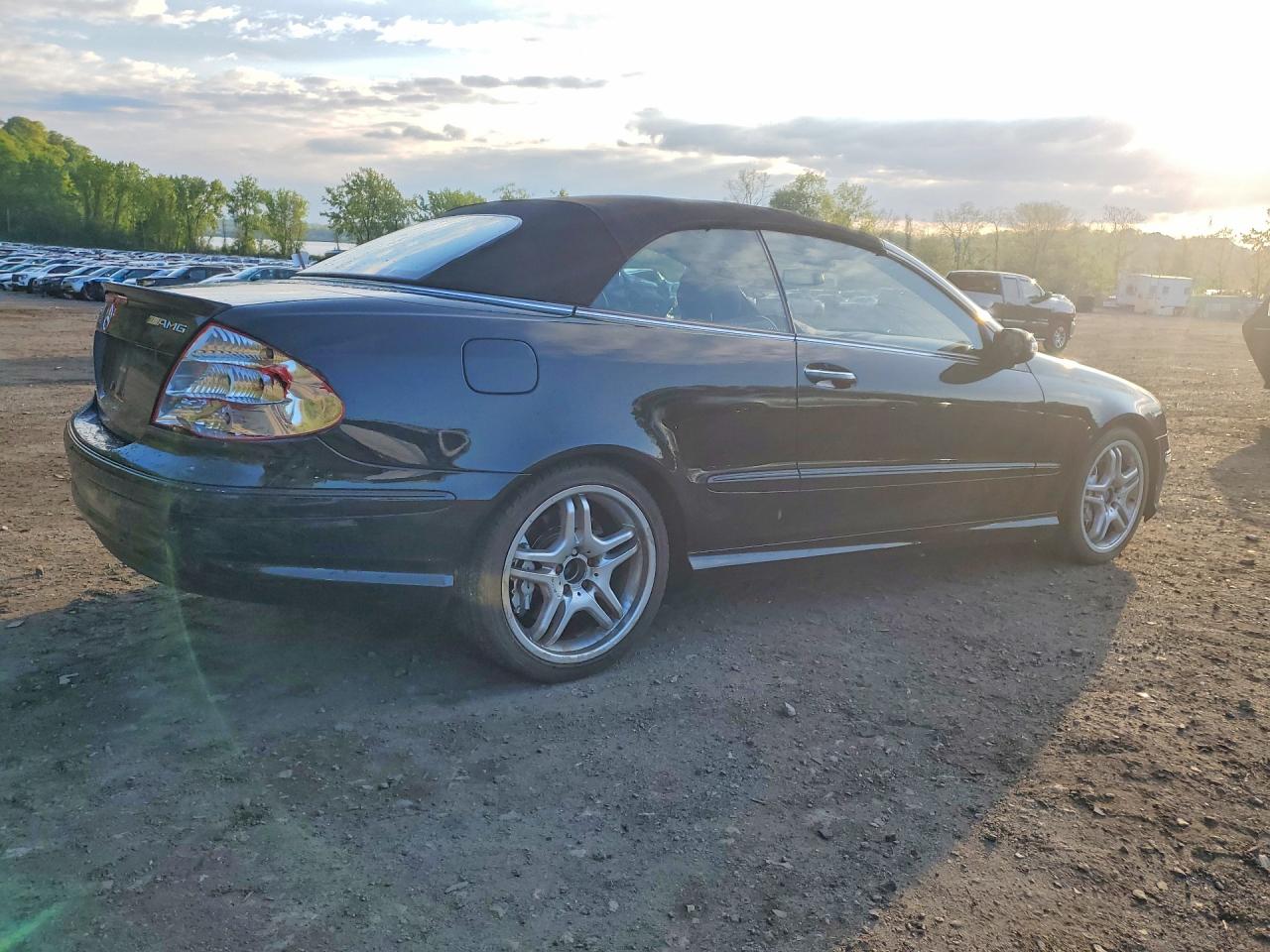 2006 Mercedes-benz Clk 55 Amg Black vin: WDBTK76GX6T059518