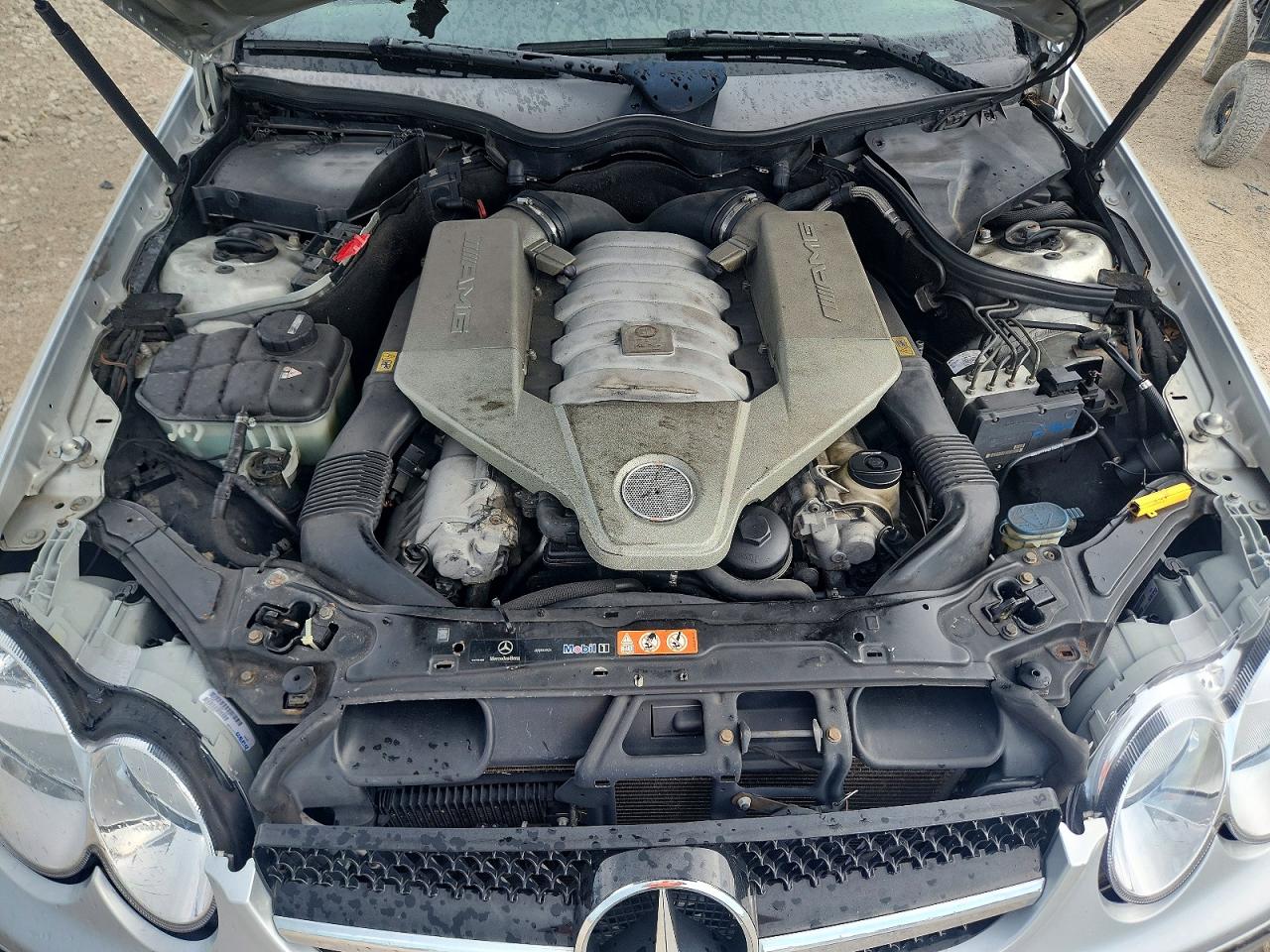 2007 Mercedes-benz Clk 63 Amg Silver vin: WDBTK77G17T076904