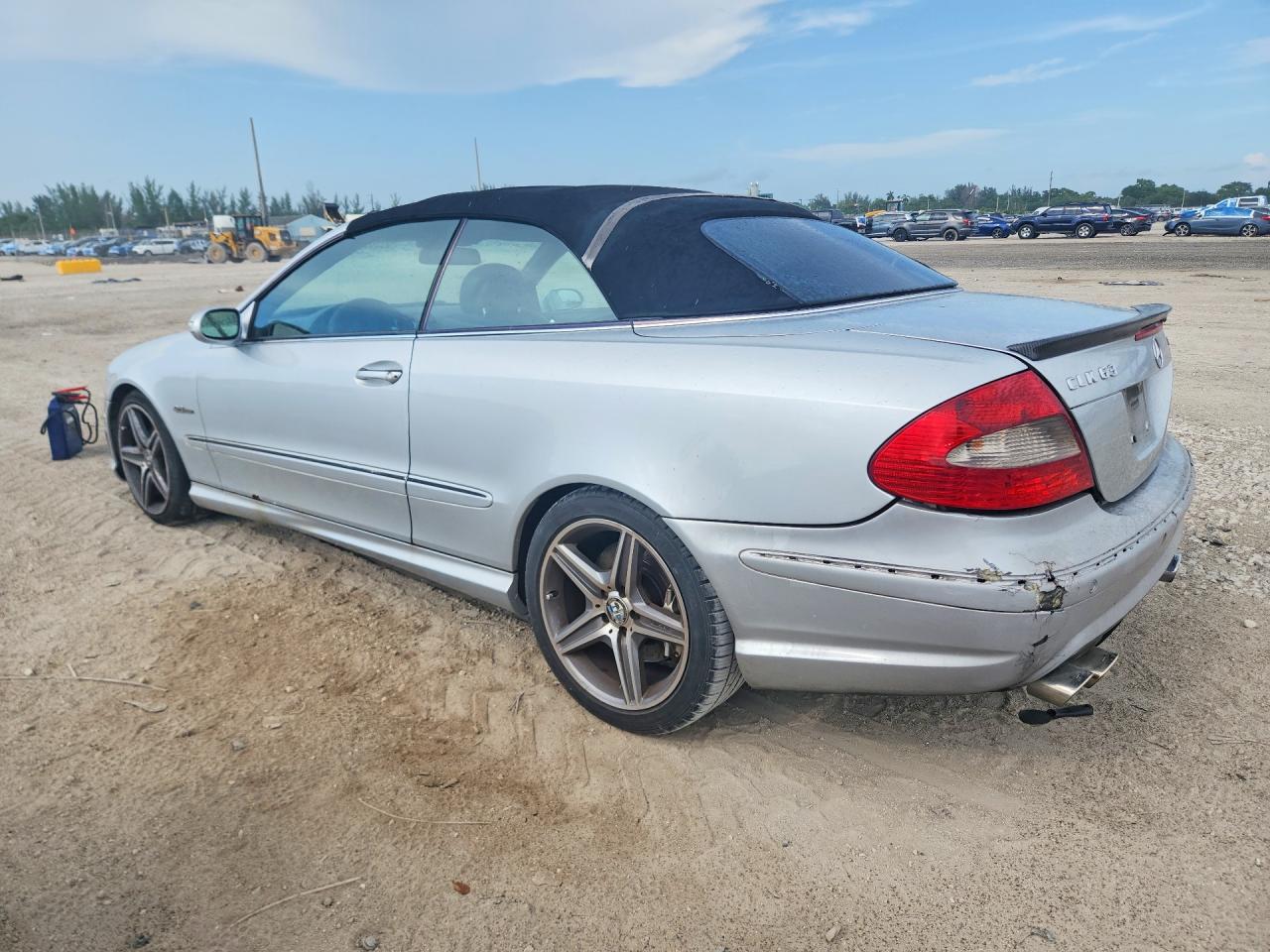 2007 Mercedes-benz Clk 63 Amg Silver vin: WDBTK77G17T076904