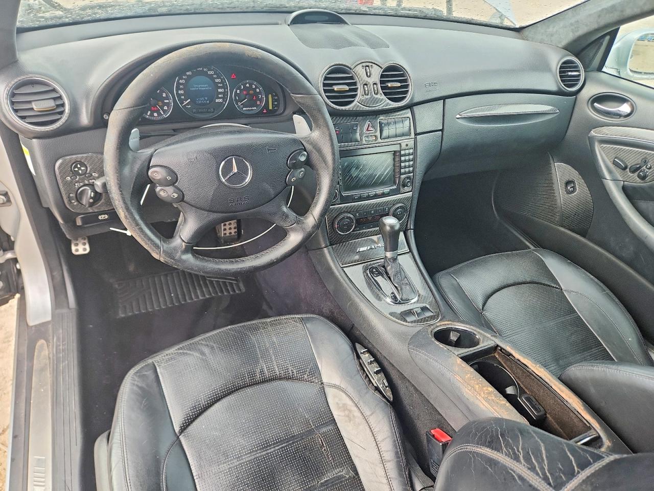 2007 Mercedes-benz Clk 63 Amg Silver vin: WDBTK77G17T076904