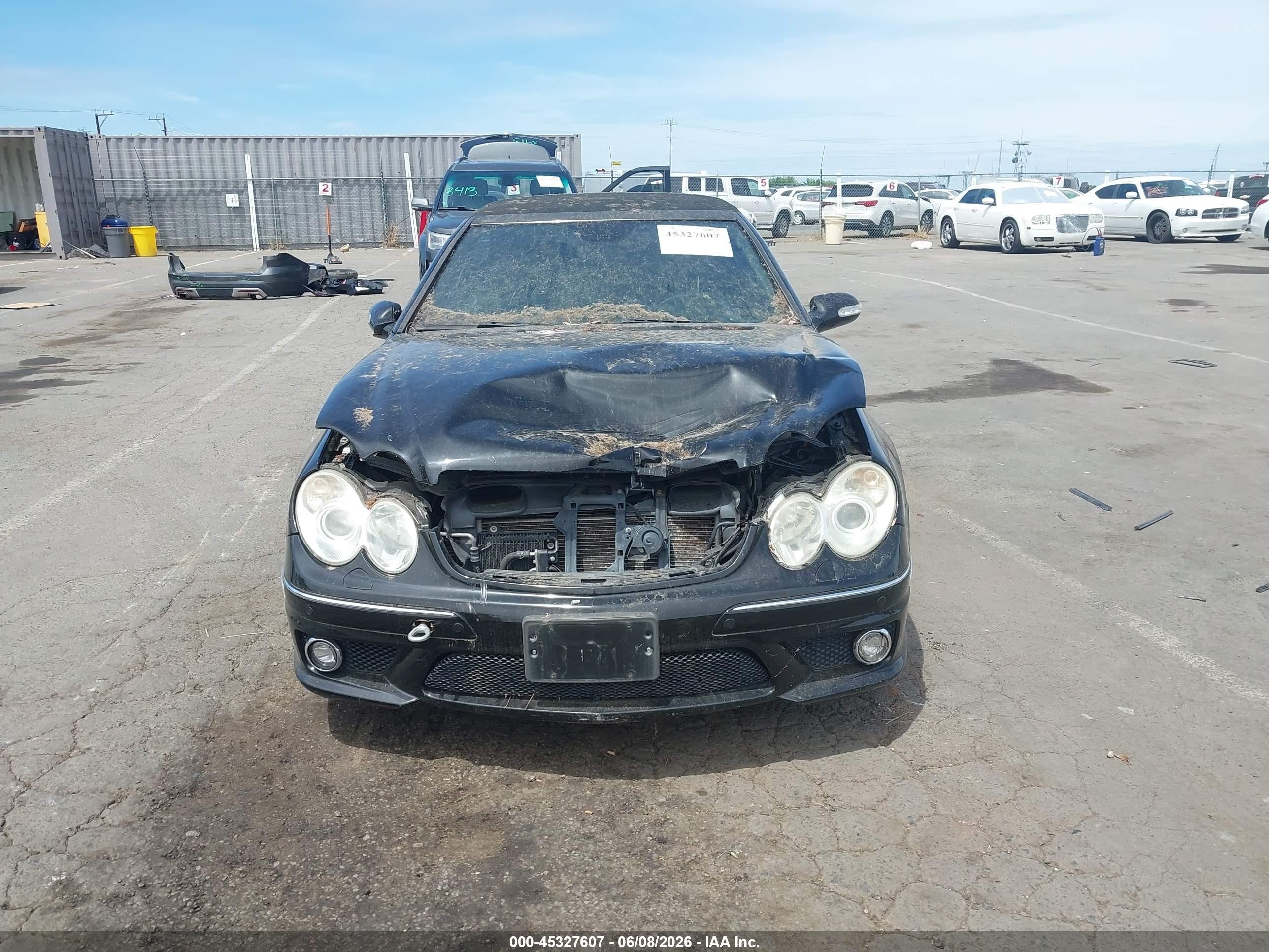 2008 Mercedes-benz Clk 63 Amg   Черный vin: WDBTK77G78T089478