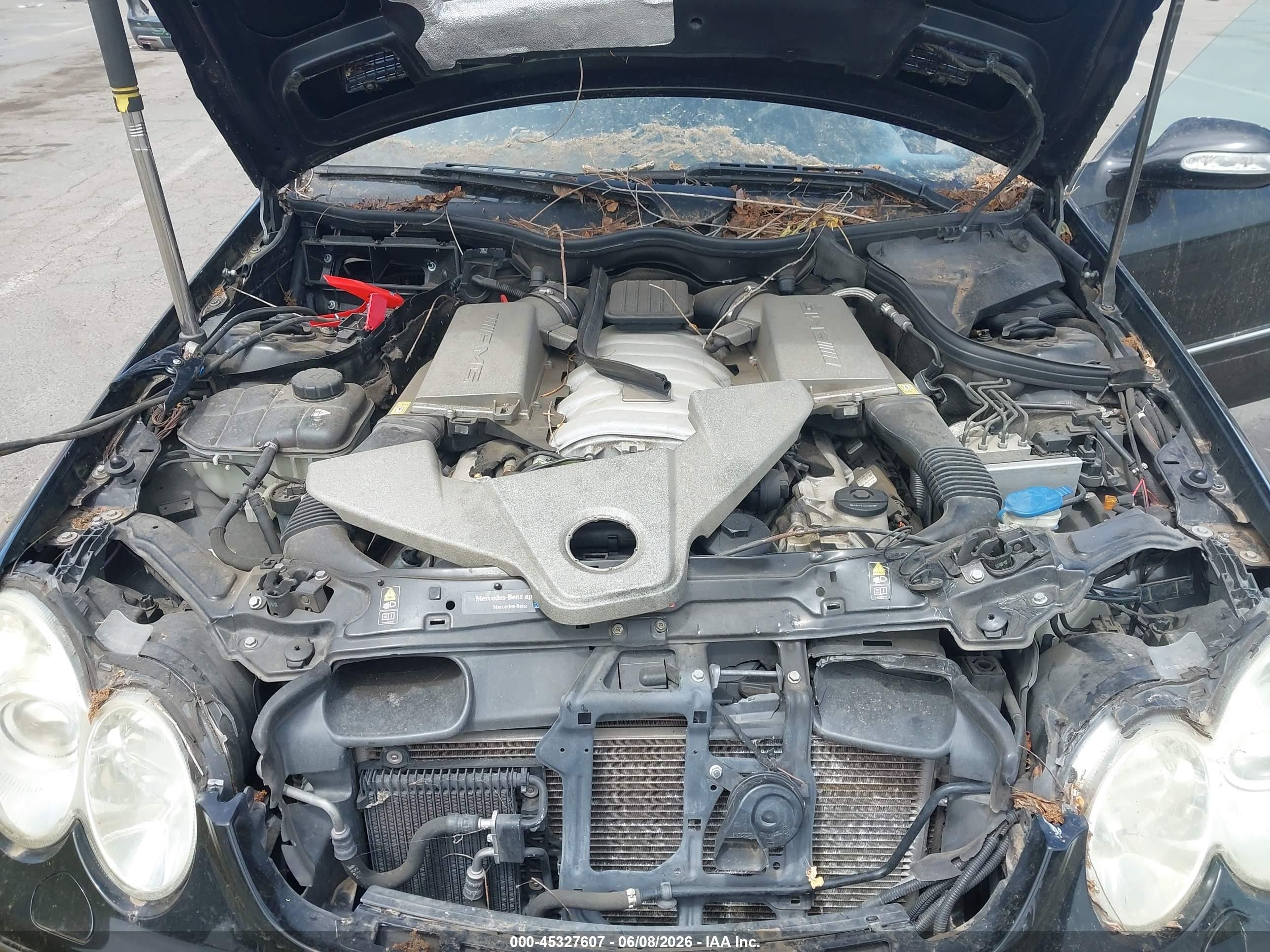 2008 Mercedes-benz Clk 63 Amg   Черный vin: WDBTK77G78T089478