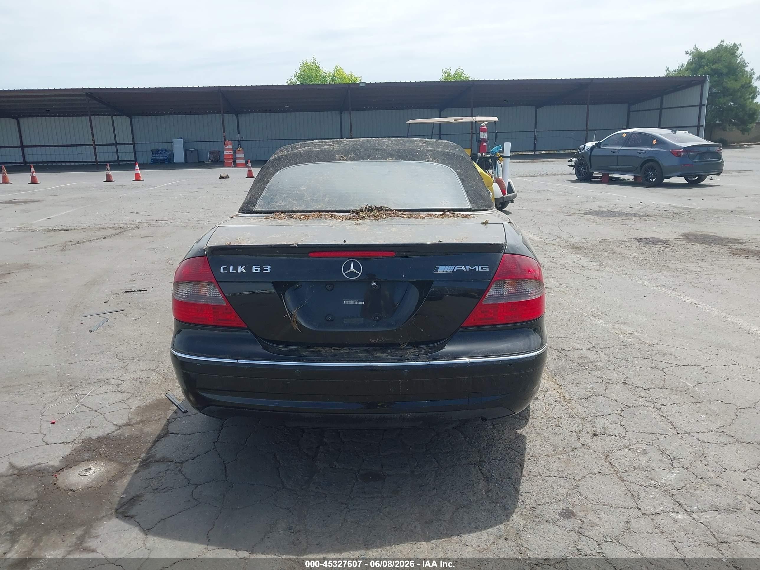 2008 Mercedes-benz Clk 63 Amg   Черный vin: WDBTK77G78T089478
