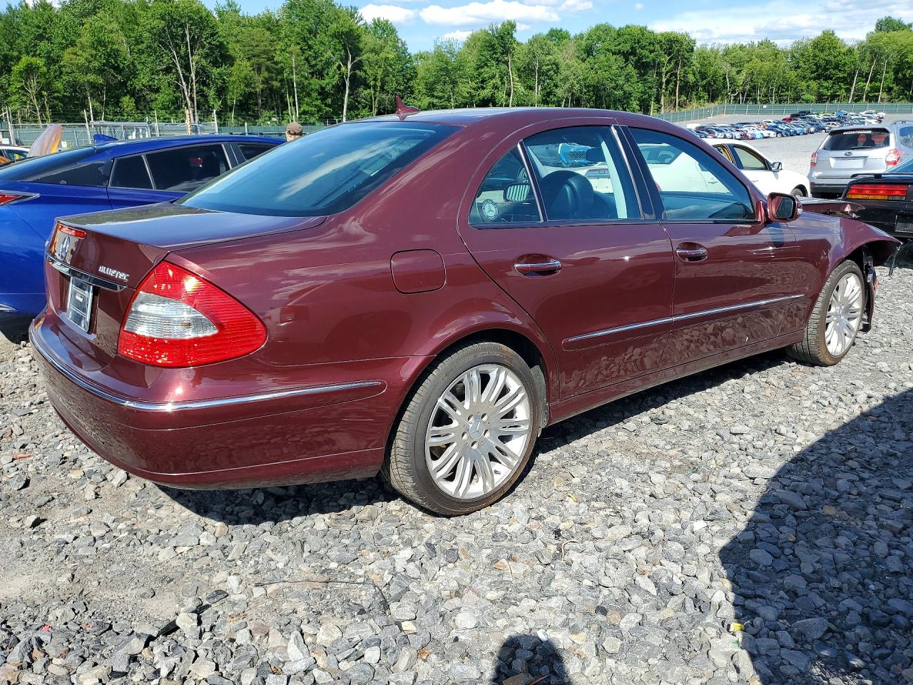 2007 Mercedes-benz E 320 Cdi Maroon vin: WDBUF22X07B069631