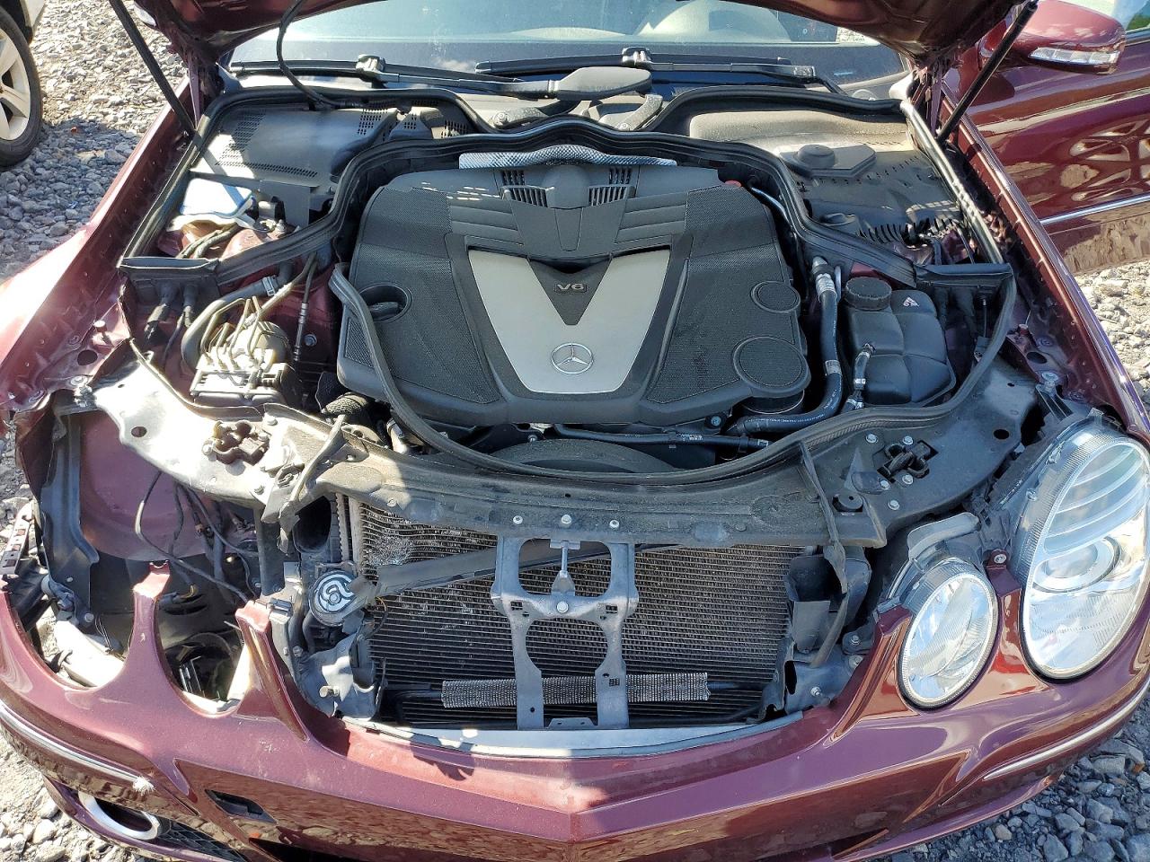 2007 Mercedes-benz E 320 Cdi Maroon vin: WDBUF22X07B069631