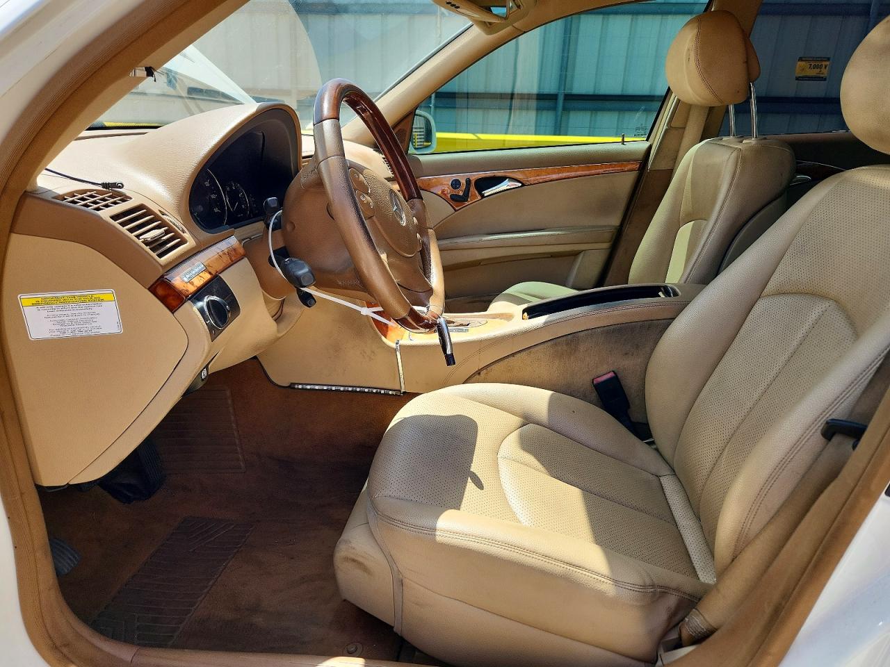 2008 Mercedes-benz E 320 Cdi White vin: WDBUF22X08B194887