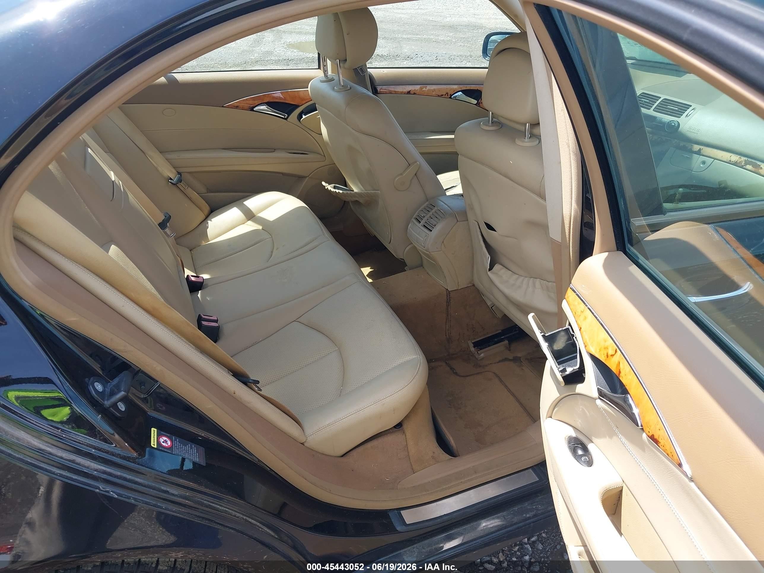 2007 Mercedes-benz E 320 Bluetec   Black vin: WDBUF22X27B084275