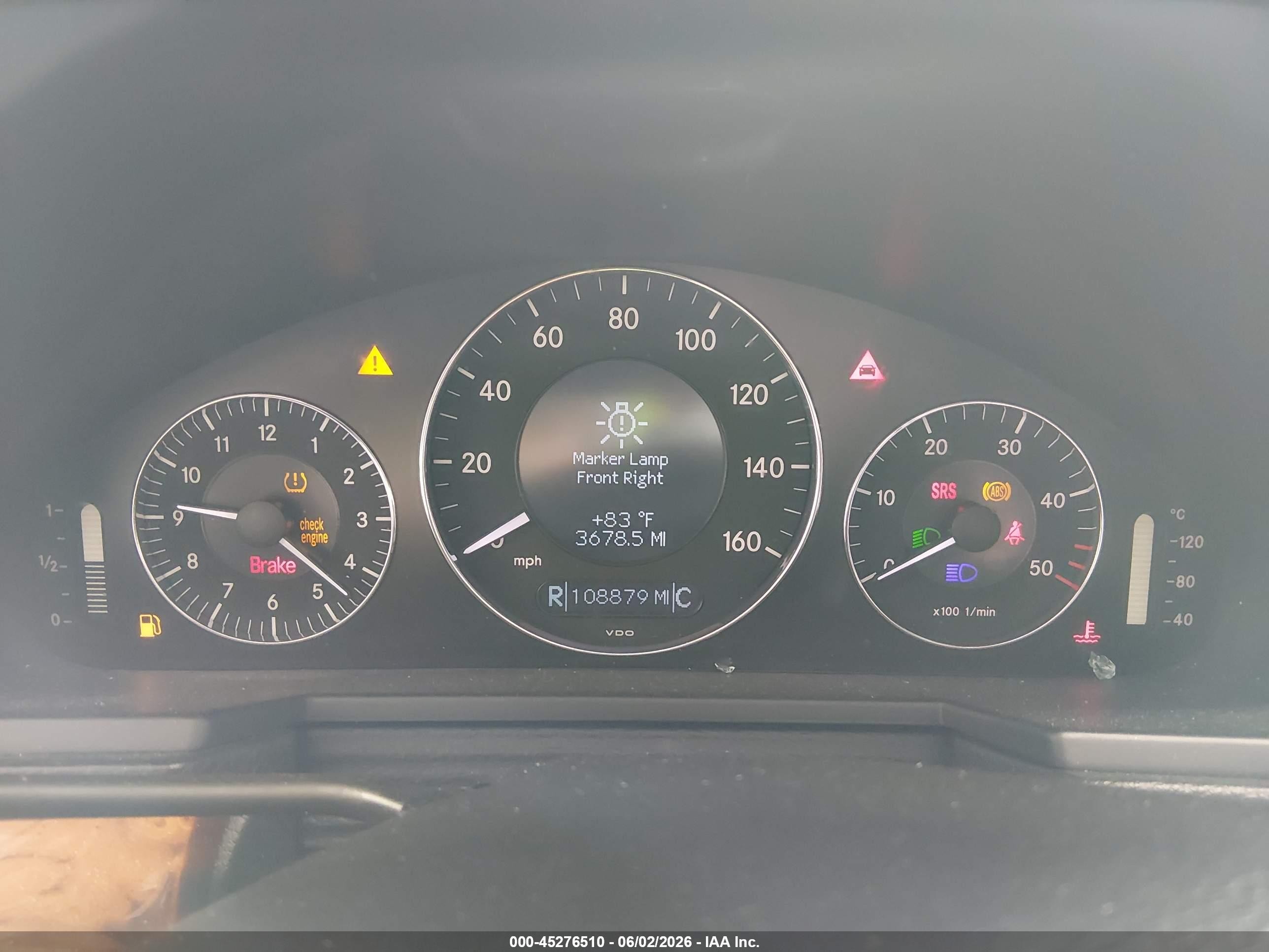2008 Mercedes-benz E 320 Bluetec   Серебряный vin: WDBUF22X28B226397