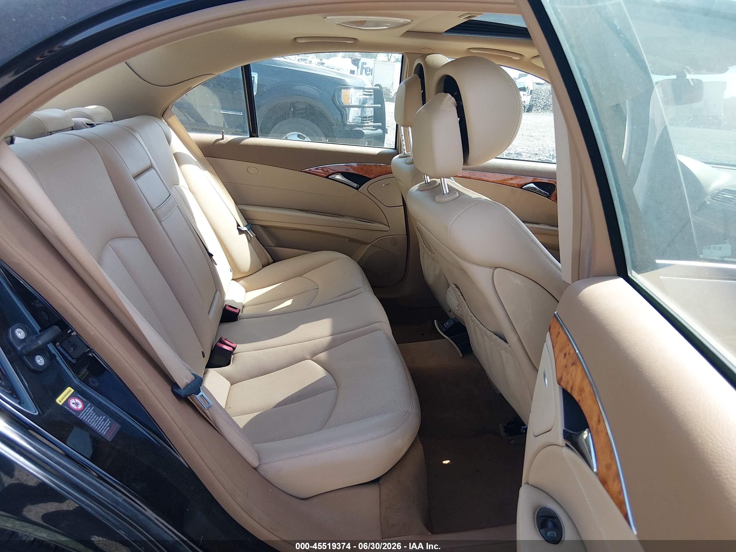 2007 Mercedes-benz E 320 Bluetec   Black vin: WDBUF22X37B046859