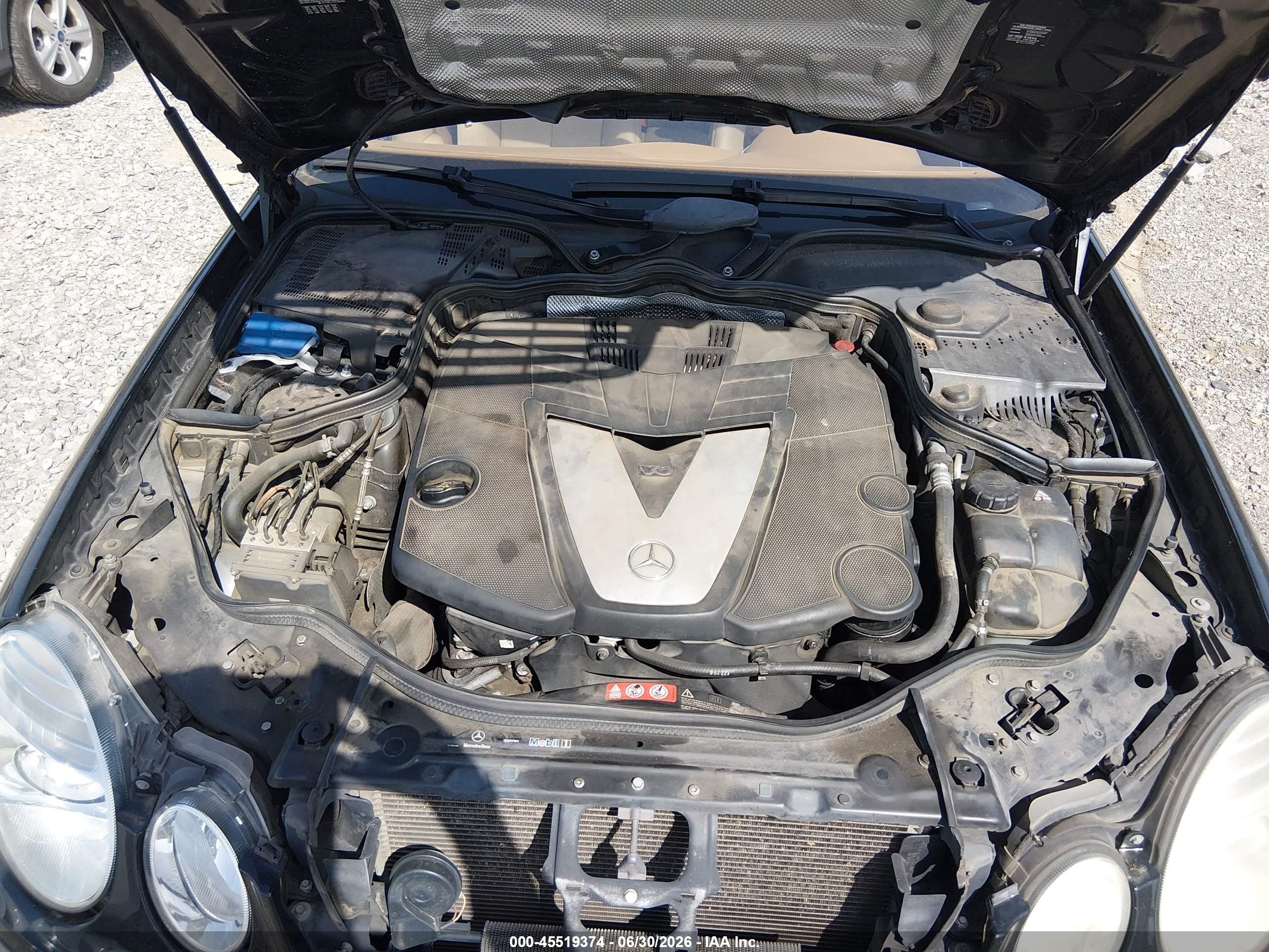 2007 Mercedes-benz E 320 Bluetec   Black vin: WDBUF22X37B046859