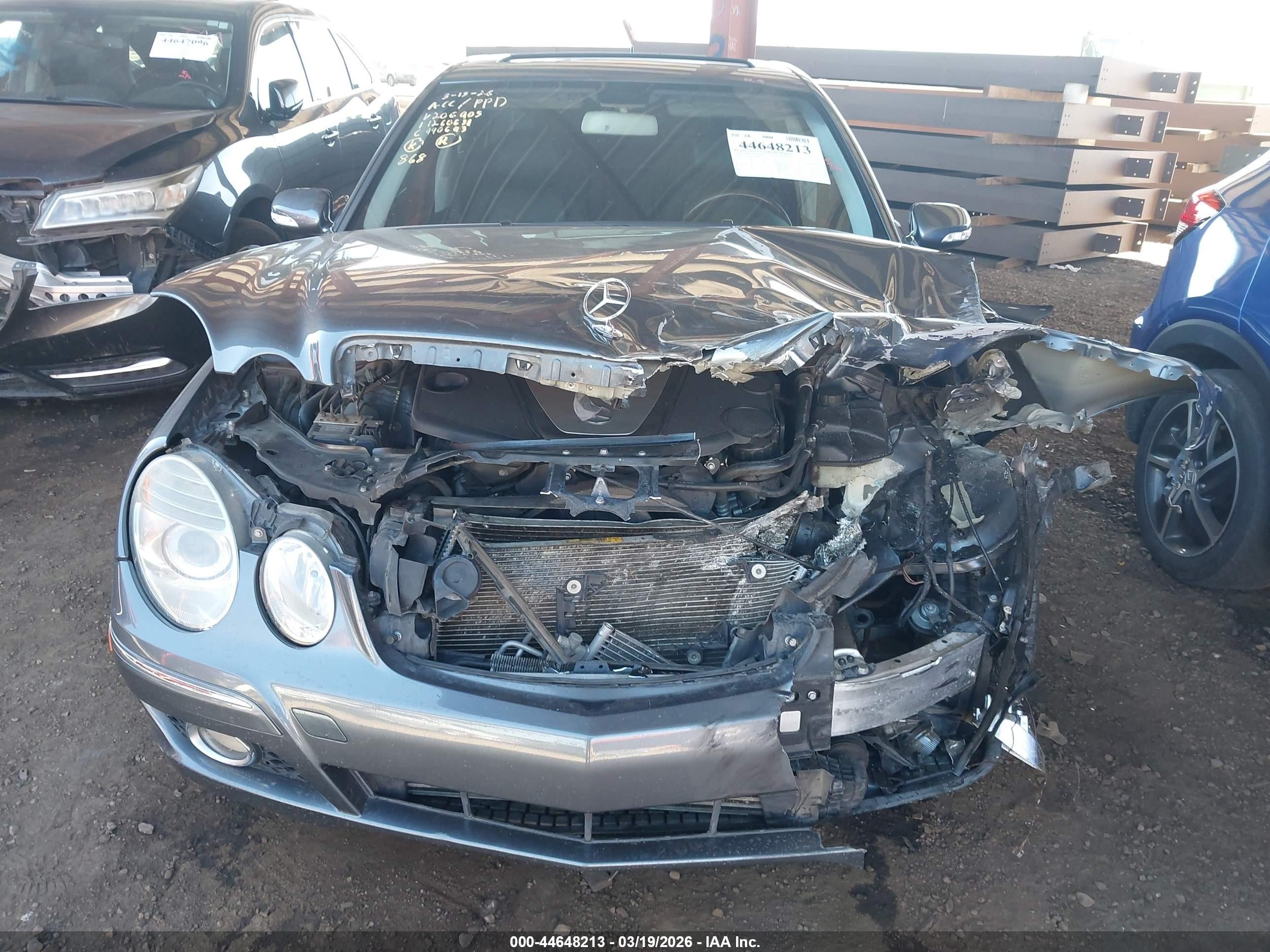 2008 Mercedes-benz E 320 Bluetec   Gray vin: WDBUF22X58B206905