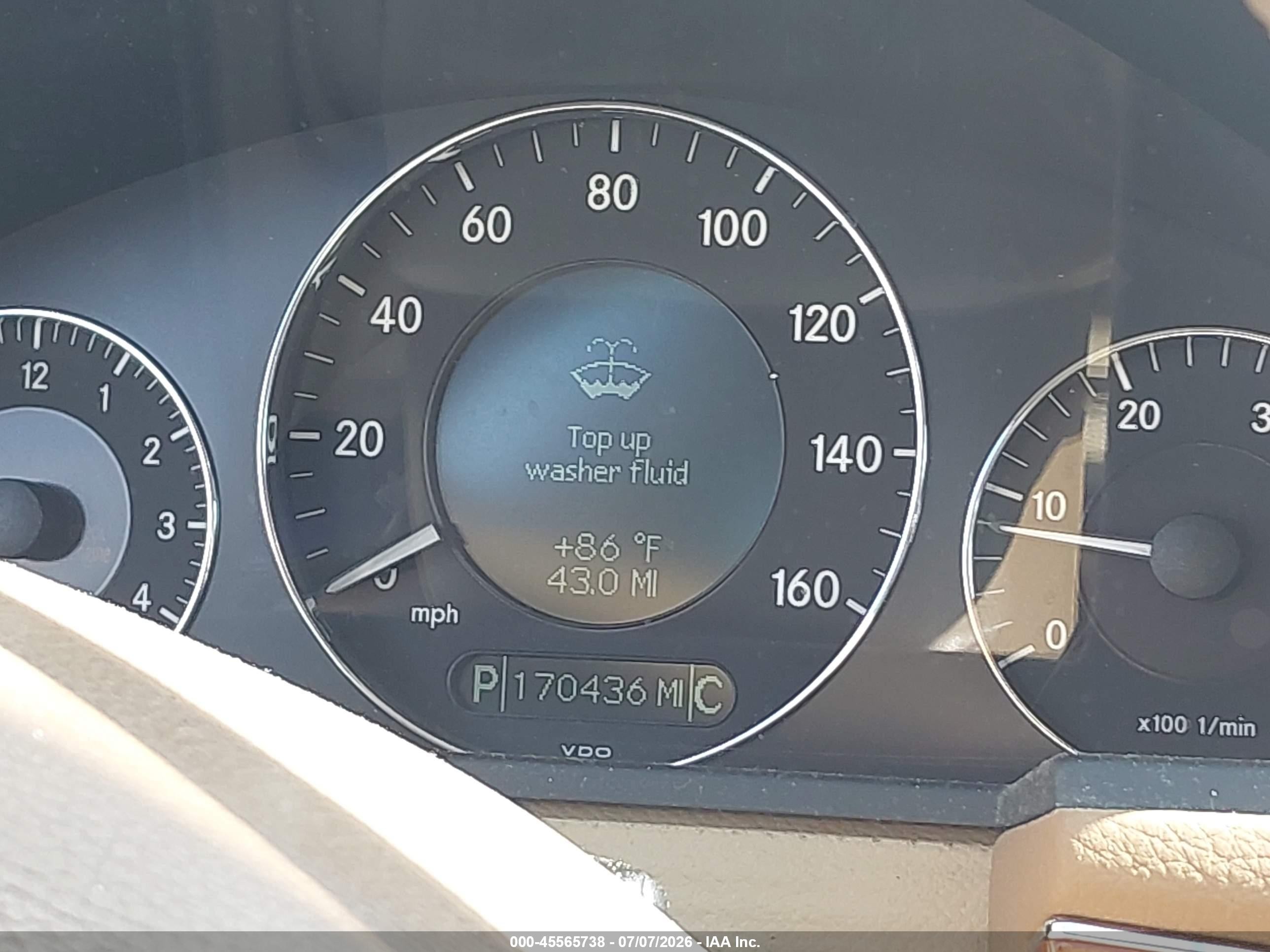 2007 Mercedes-benz E 320 Bluetec   White vin: WDBUF22X67B101000