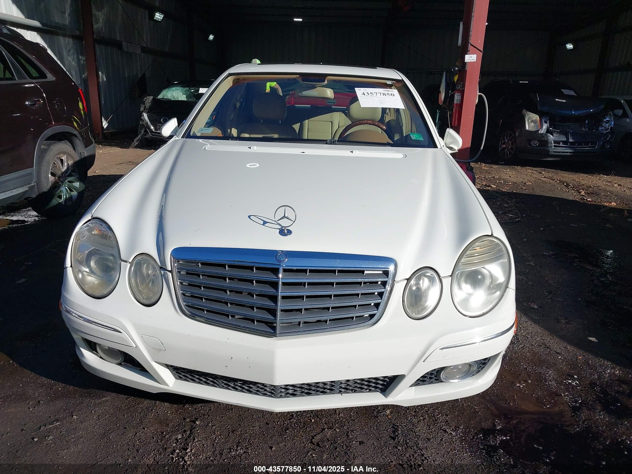 2007 Mercedes-benz E 320 Bluetec   Белый vin: WDBUF22X77B049070
