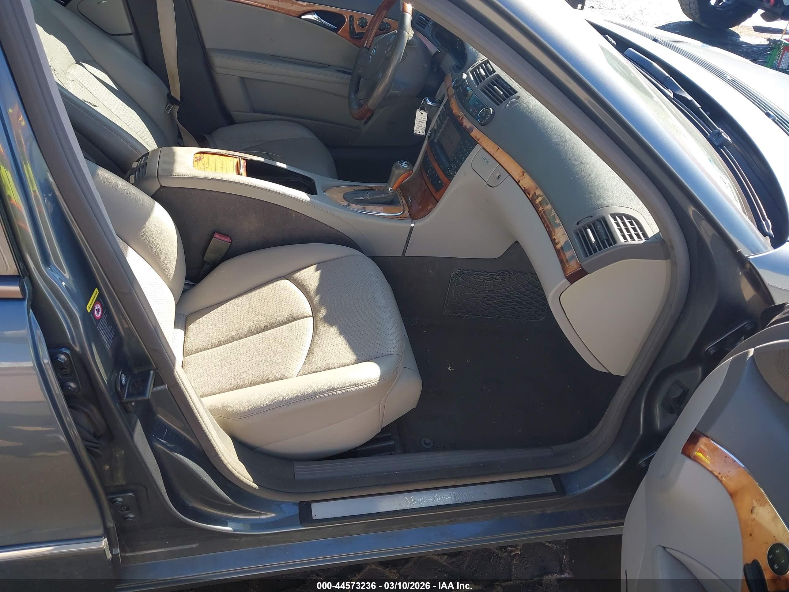 2007 Mercedes-benz E 320 Bluetec   Gray vin: WDBUF22X87B045903