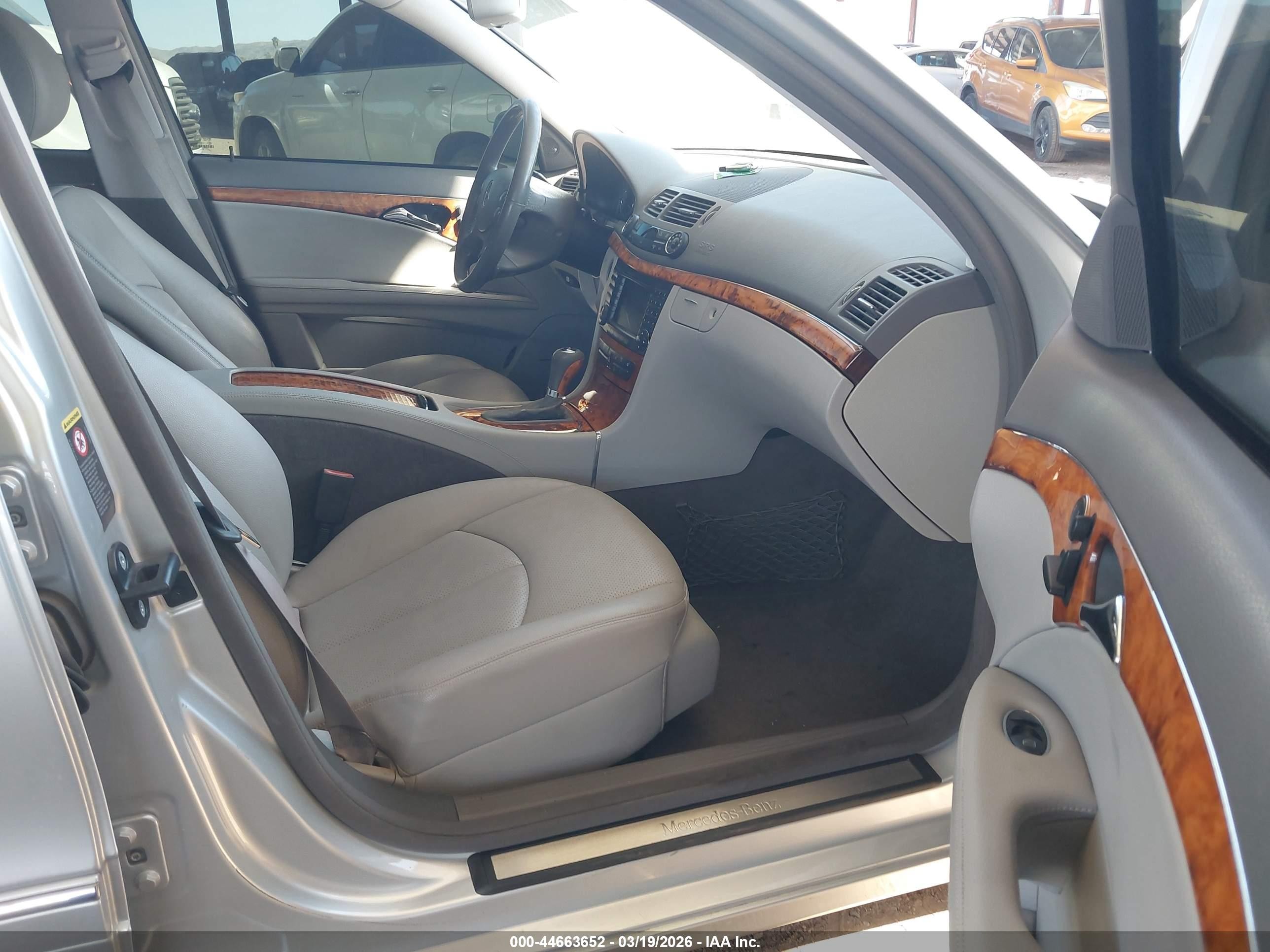 2007 Mercedes-benz E 320 Bluetec   Серебряный vin: WDBUF22X87B087147