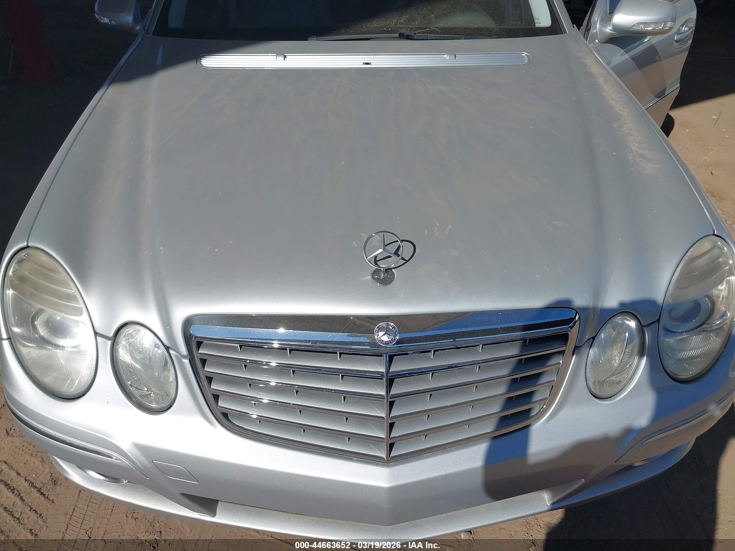 2007 Mercedes-benz E 320 Bluetec   Серебряный vin: WDBUF22X87B087147