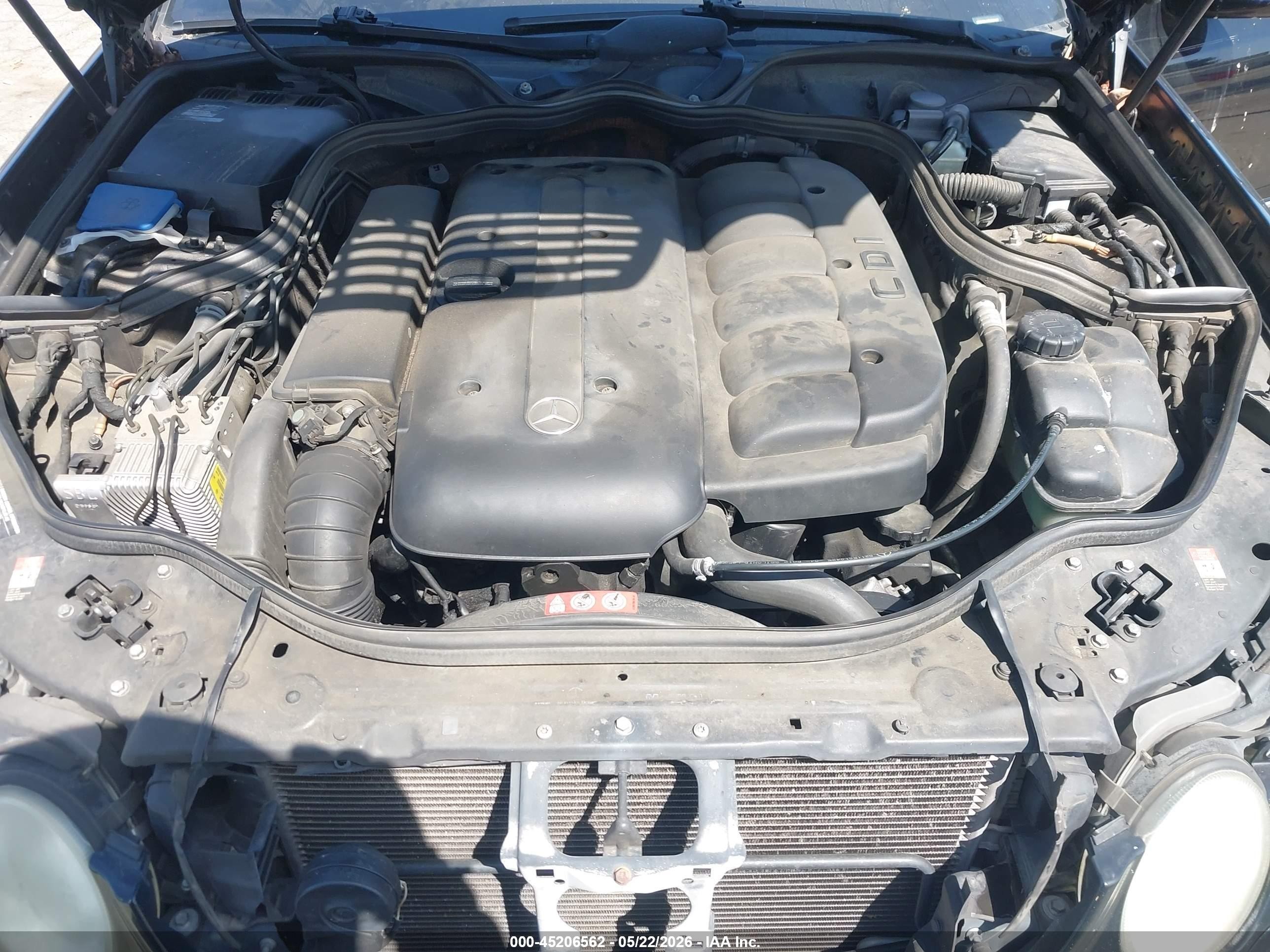 2005 Mercedes-benz E 320 Cdi   Черный vin: WDBUF26J55A666136