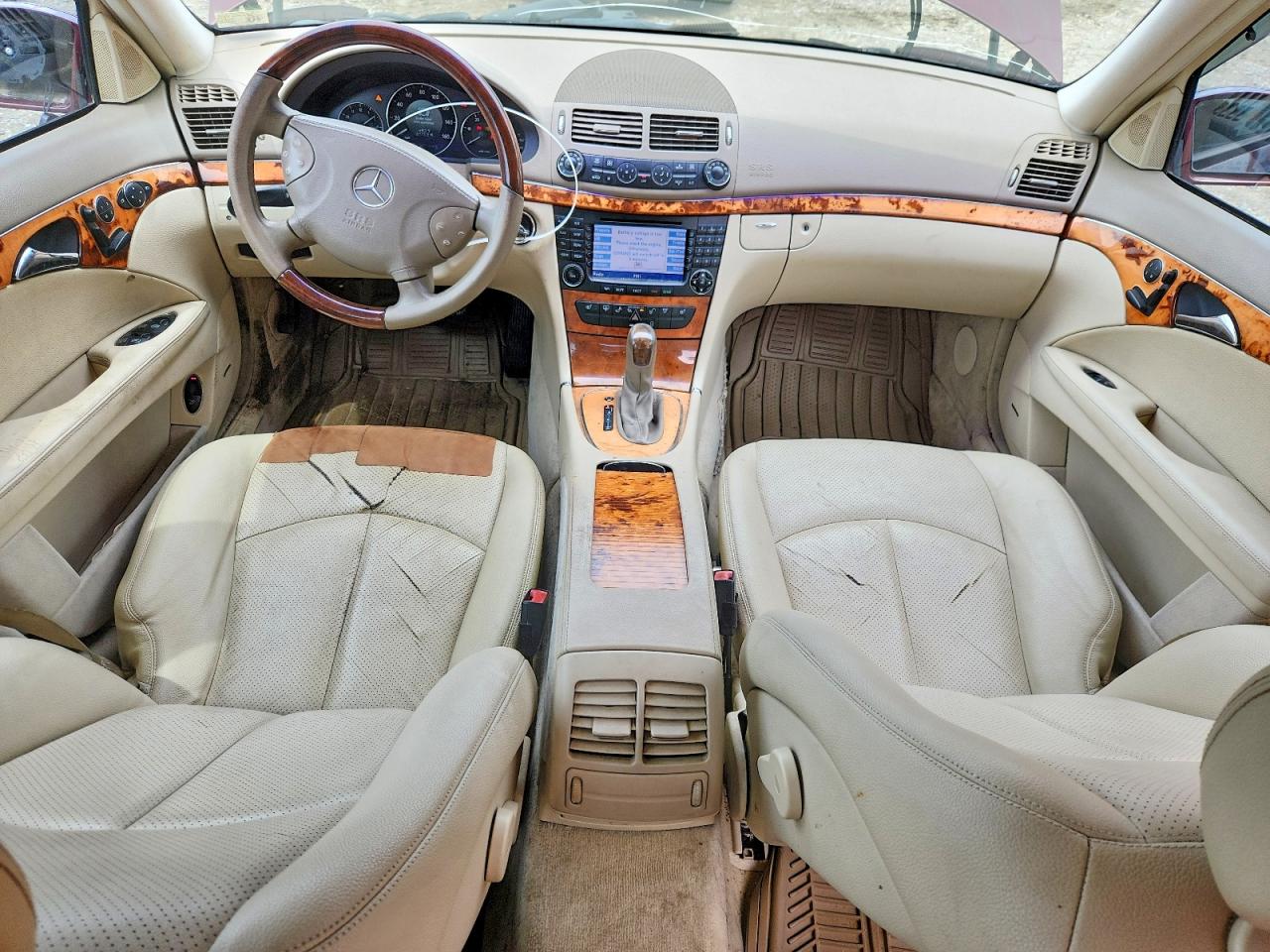 2006 Mercedes-benz E 320 Cdi Burgundy vin: WDBUF26JX6A976171