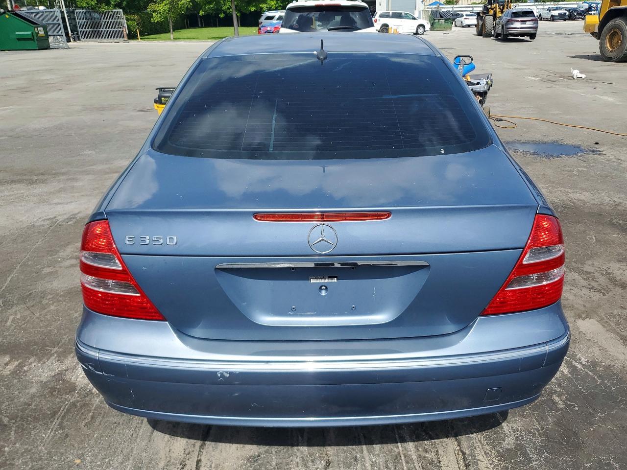 2006 Mercedes-benz E 350 Blue vin: WDBUF56J06A912044