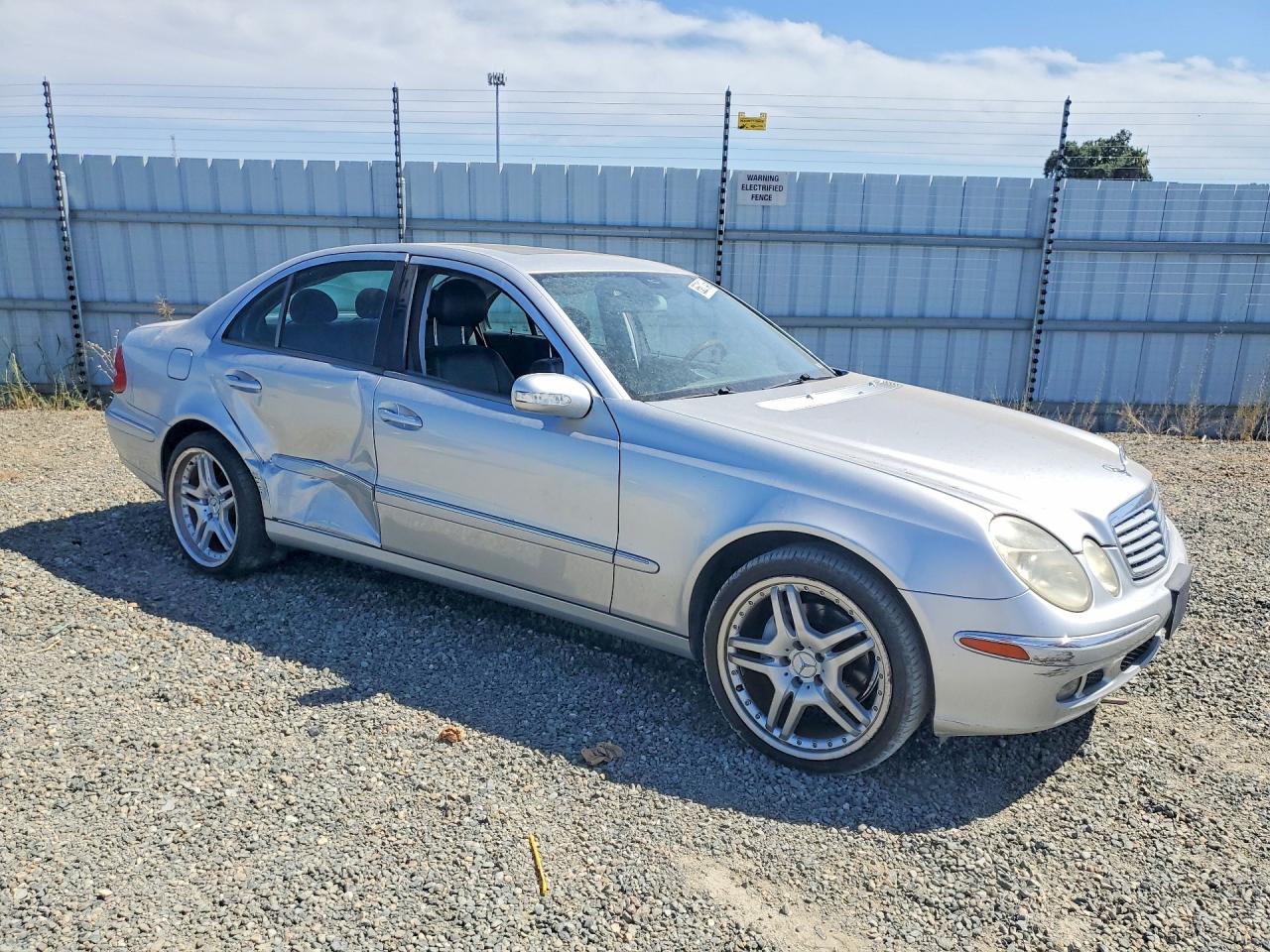 2006 Mercedes-benz E 350 Silver vin: WDBUF56J26A741121
